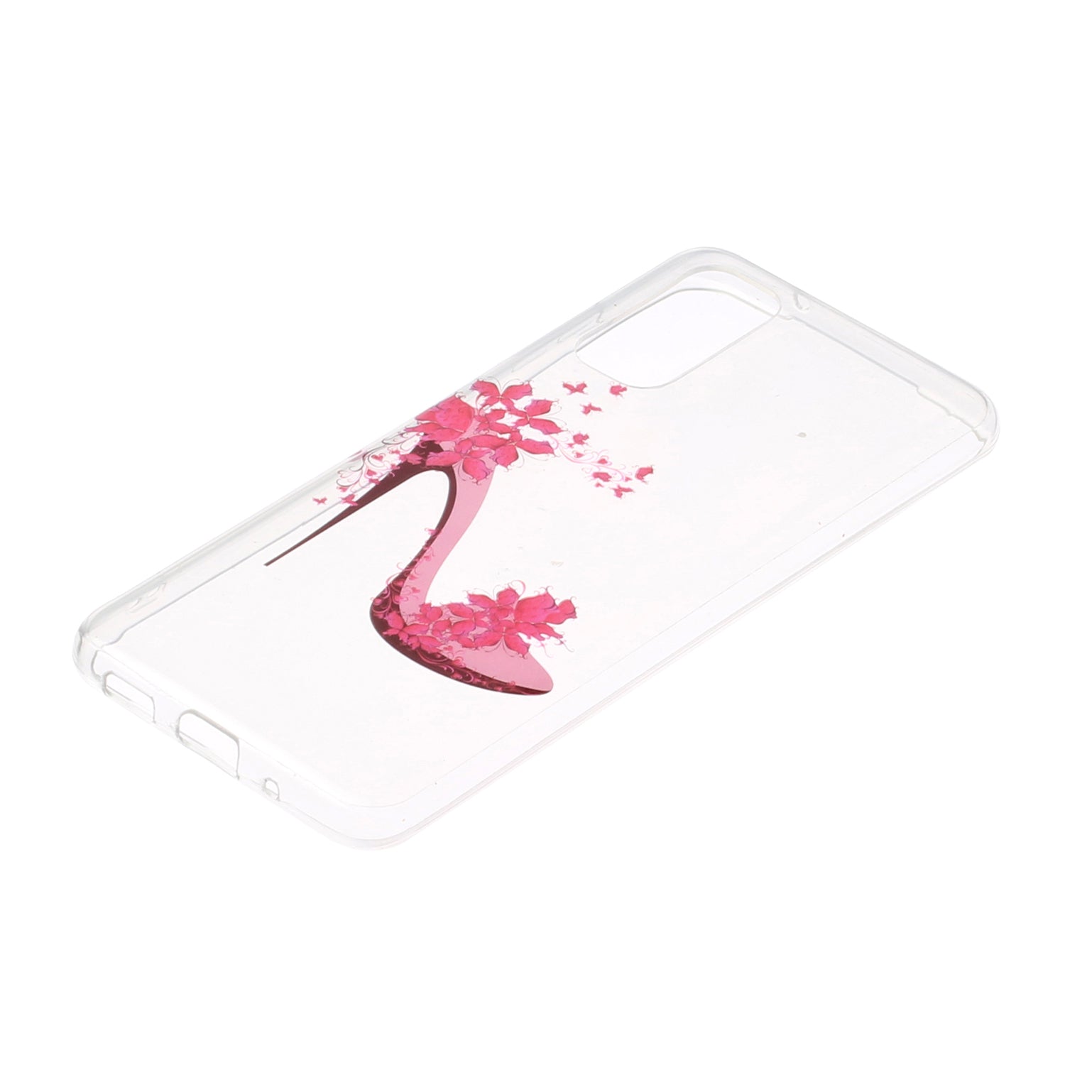 Pattern Printing IMD Design TPU Phone Protection Shell for Samsung Galaxy S20 4G/S20 5G - High-heeled Shoe