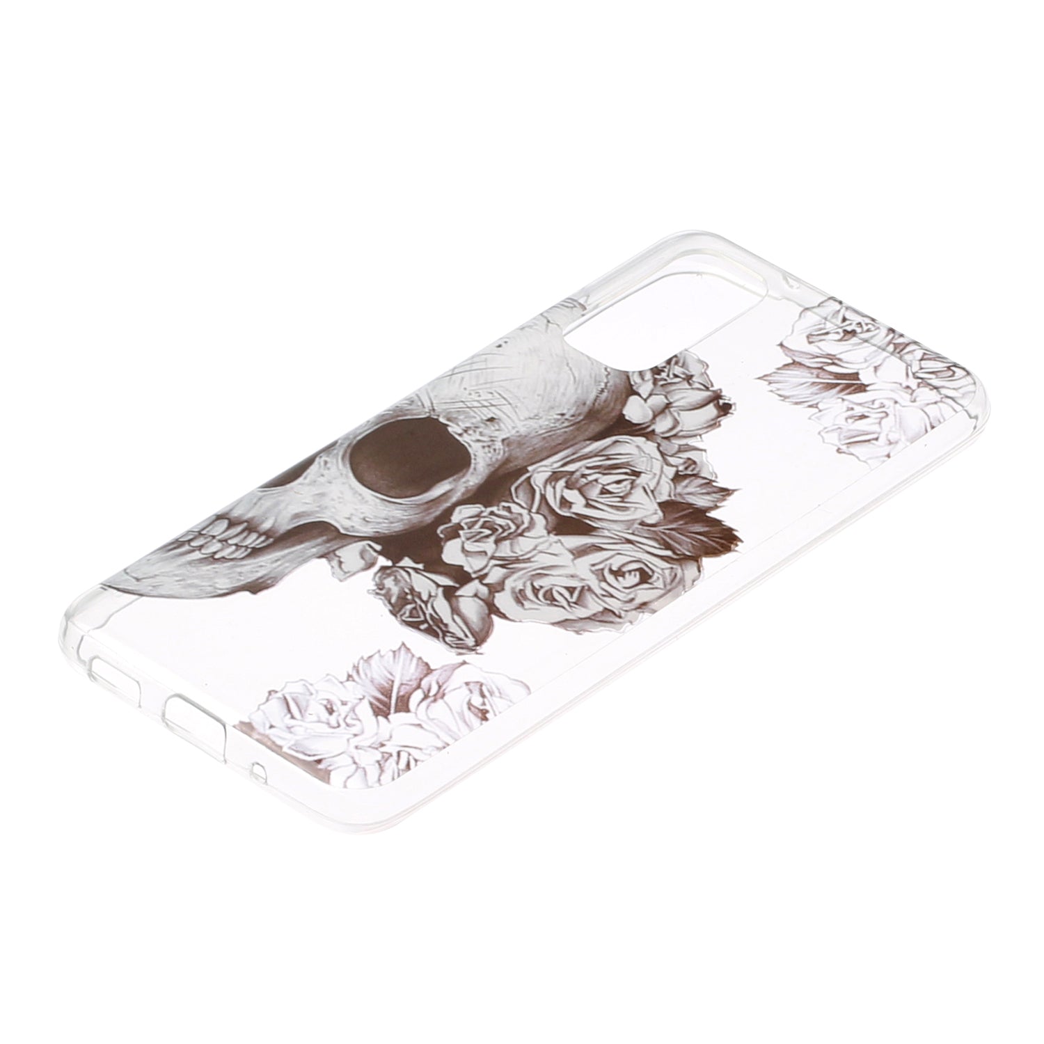 Pattern Printing IMD Design TPU Phone Protection Shell for Samsung Galaxy S20 4G/S20 5G - Skull