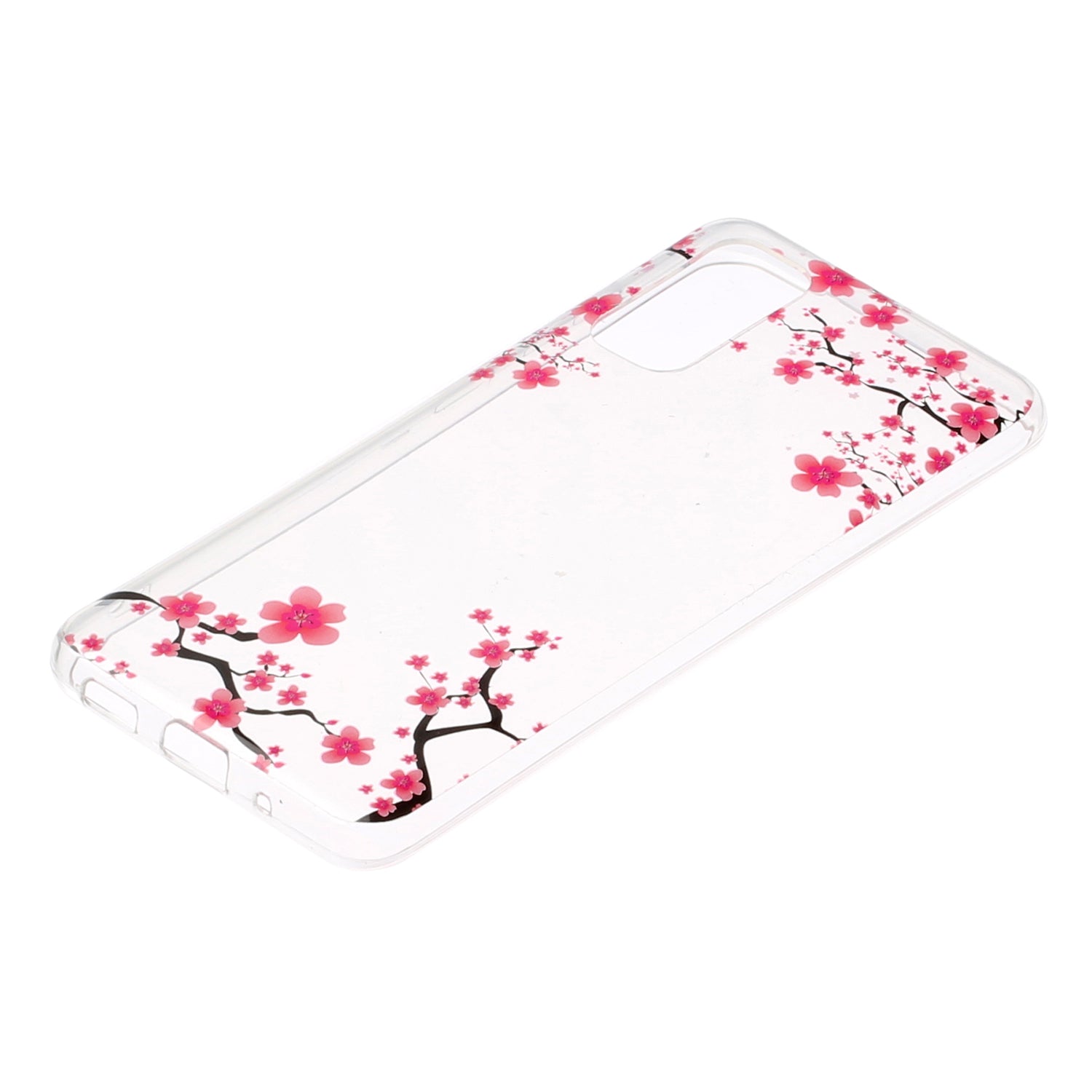 Pattern Printing IMD Design TPU Phone Protection Shell for Samsung Galaxy S20 4G/S20 5G - Red Flower