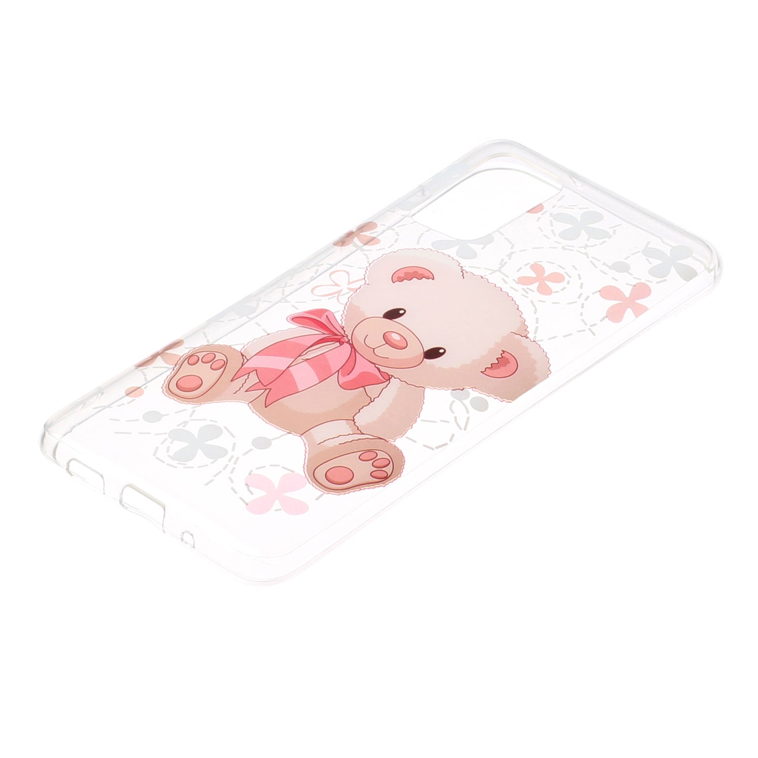 For Samsung Galaxy S20 Plus/S20 Plus 5G [IMD Pattern Printing] TPU Mobile Shell Casing - Cute Bear Doll