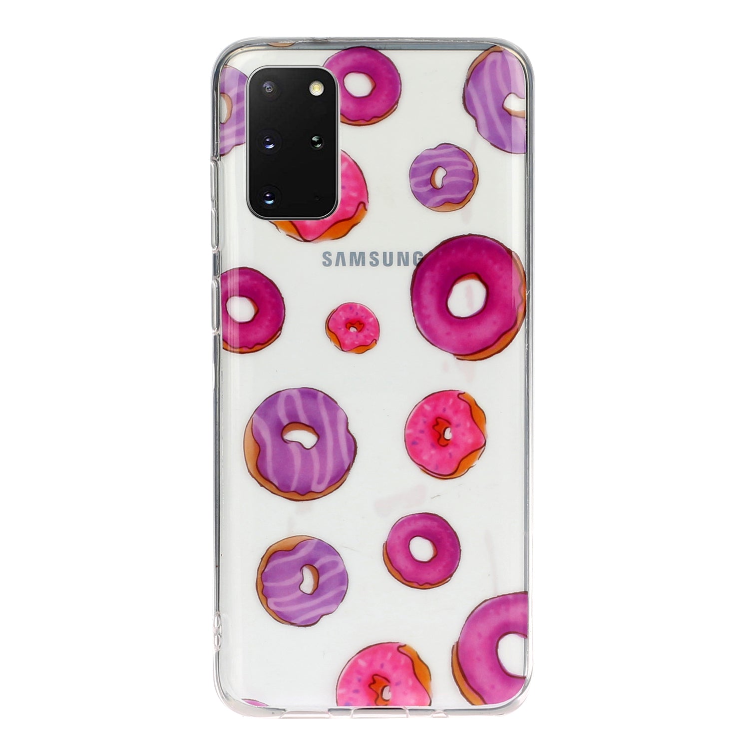 For Samsung Galaxy S20 Plus/S20 Plus 5G [IMD Pattern Printing] TPU Mobile Shell Casing - Doughnuts