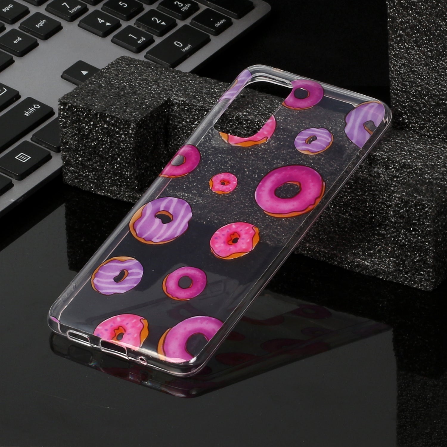 For Samsung Galaxy S20 Plus/S20 Plus 5G [IMD Pattern Printing] TPU Mobile Shell Casing - Doughnuts