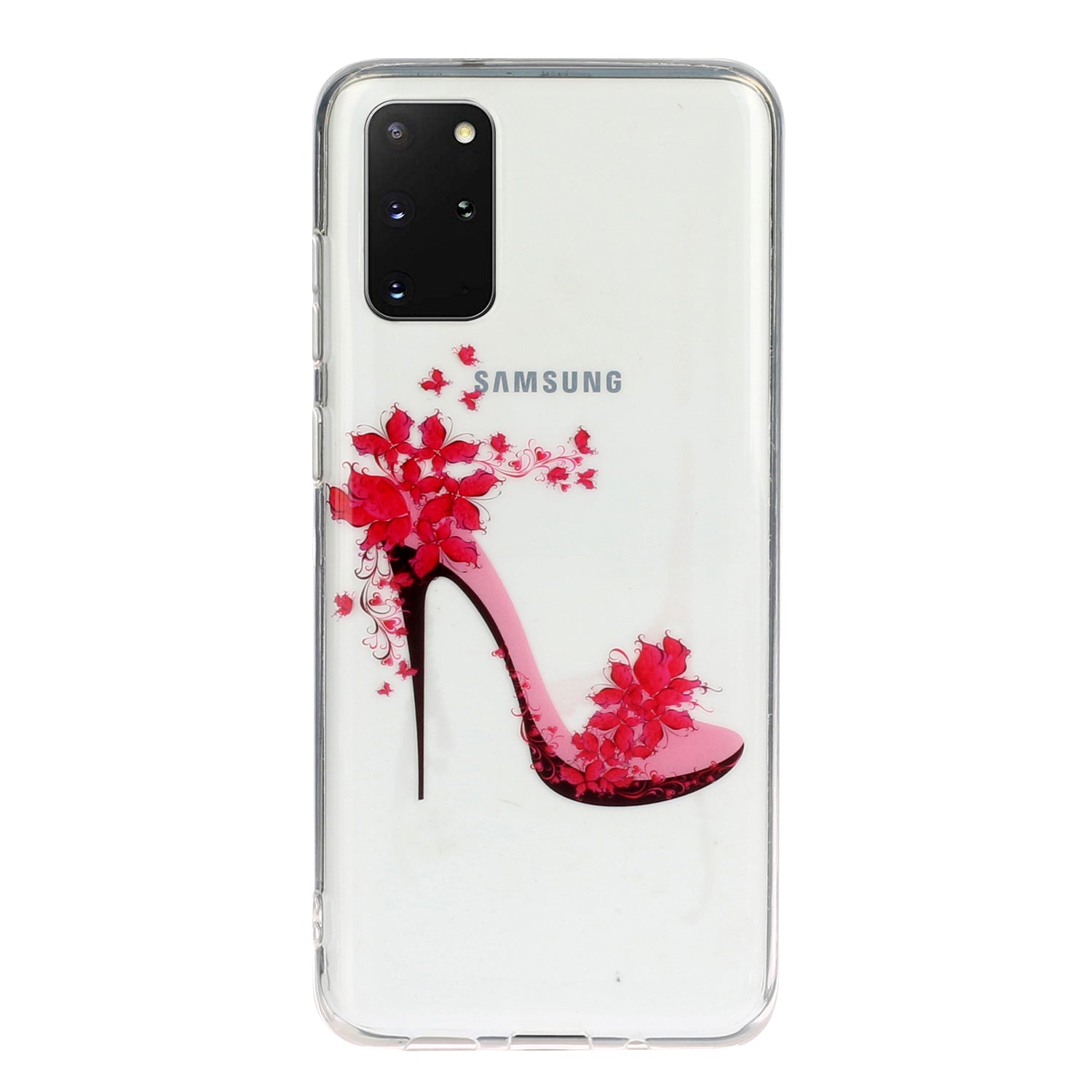 For Samsung Galaxy S20 Plus/S20 Plus 5G [IMD Pattern Printing] TPU Mobile Shell Casing - High Heel