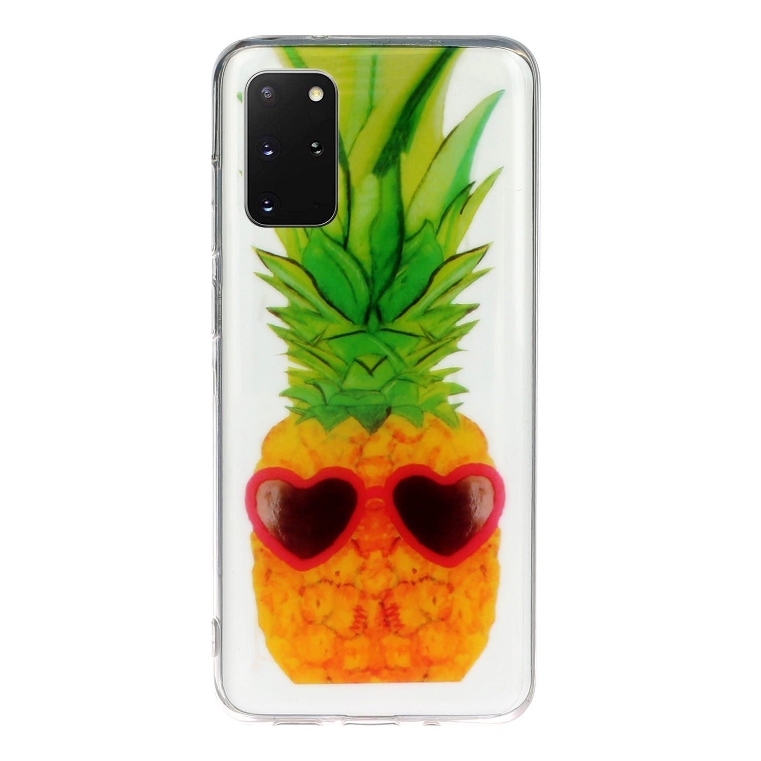 For Samsung Galaxy S20 Plus/S20 Plus 5G [IMD Pattern Printing] TPU Mobile Shell Casing - Pineapple