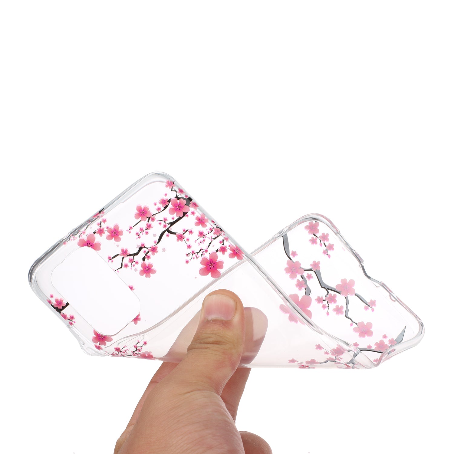 For Samsung Galaxy S20 Plus/S20 Plus 5G [IMD Pattern Printing] TPU Mobile Shell Casing - Plum Blossom