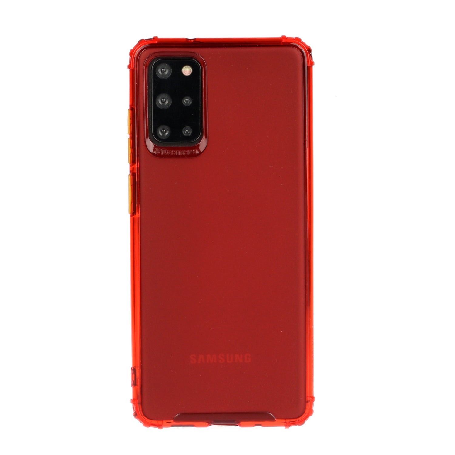 Soft Drop-proof Matte TPU Phone Case for Samsung Galaxy S20 Plus - Red