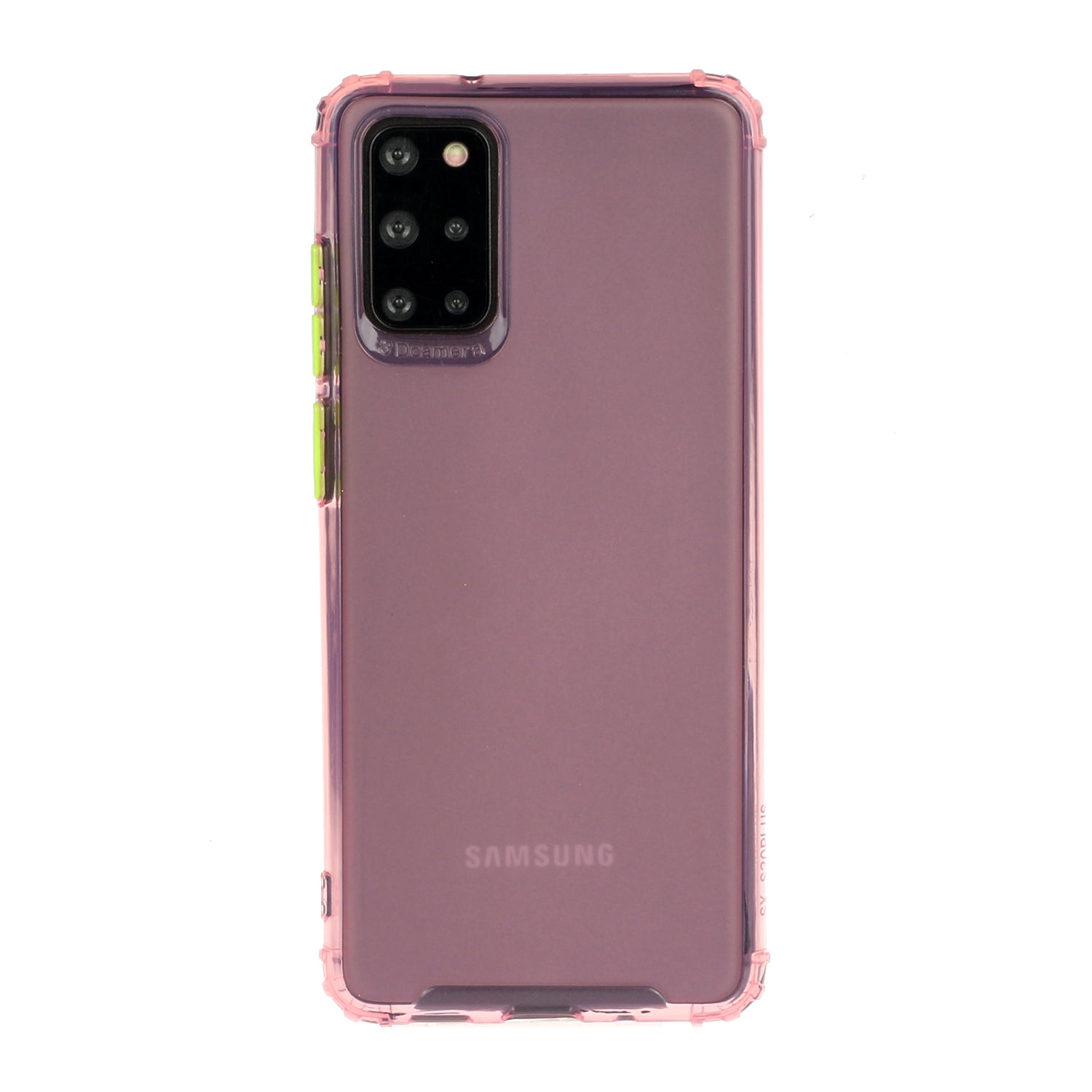 Soft Drop-proof Matte TPU Phone Case for Samsung Galaxy S20 Plus - Pink