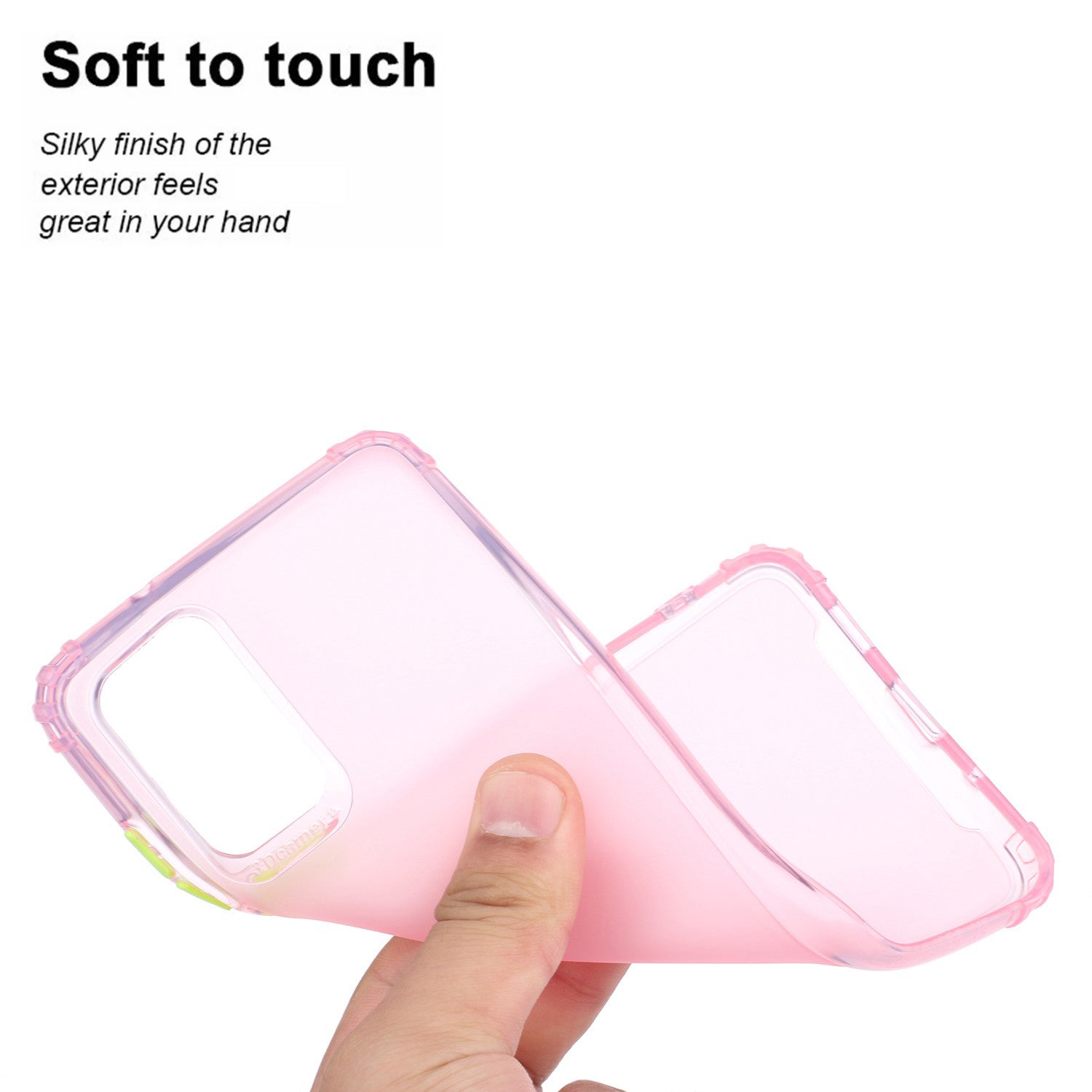 Soft Drop-proof Matte TPU Phone Case for Samsung Galaxy S20 Plus - Pink