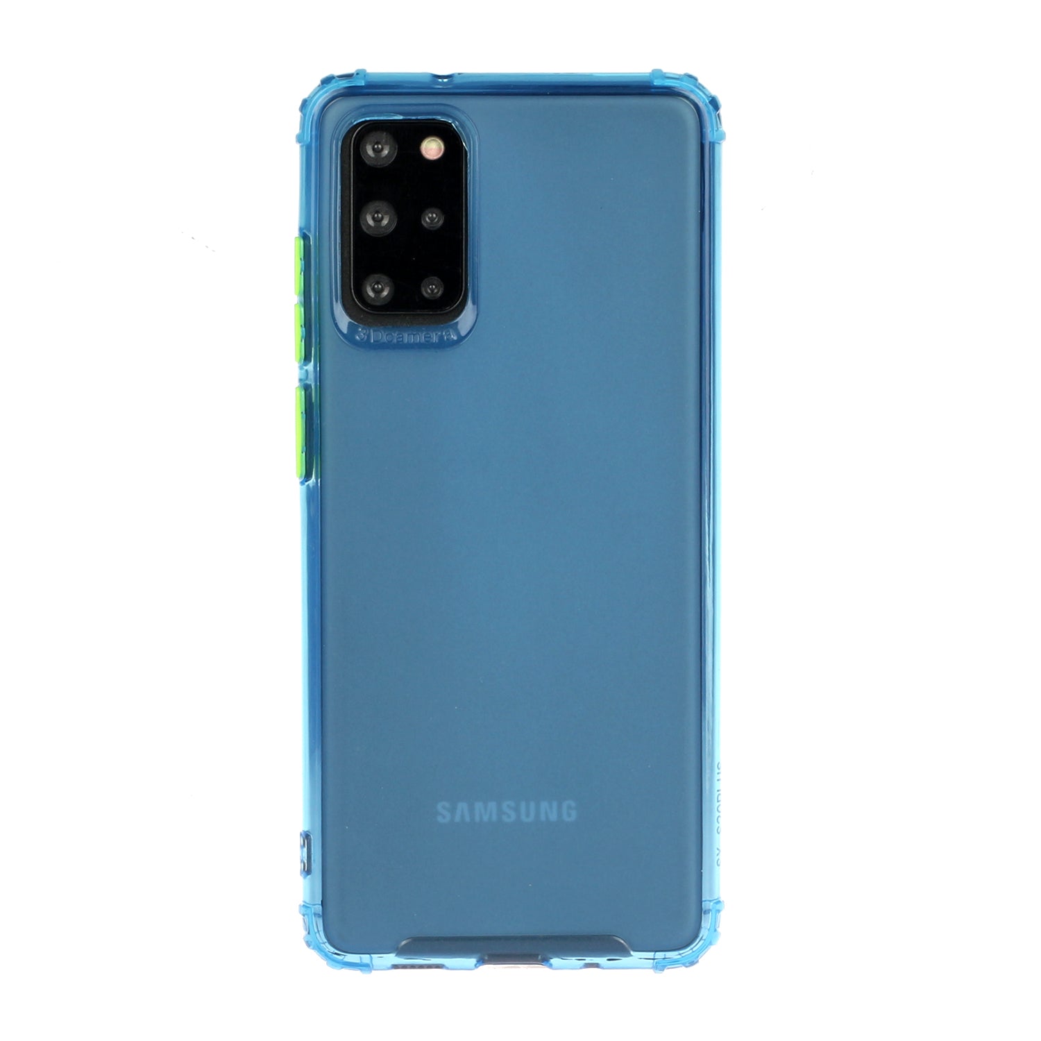 Soft Drop-proof Matte TPU Phone Case for Samsung Galaxy S20 Plus - Baby Blue