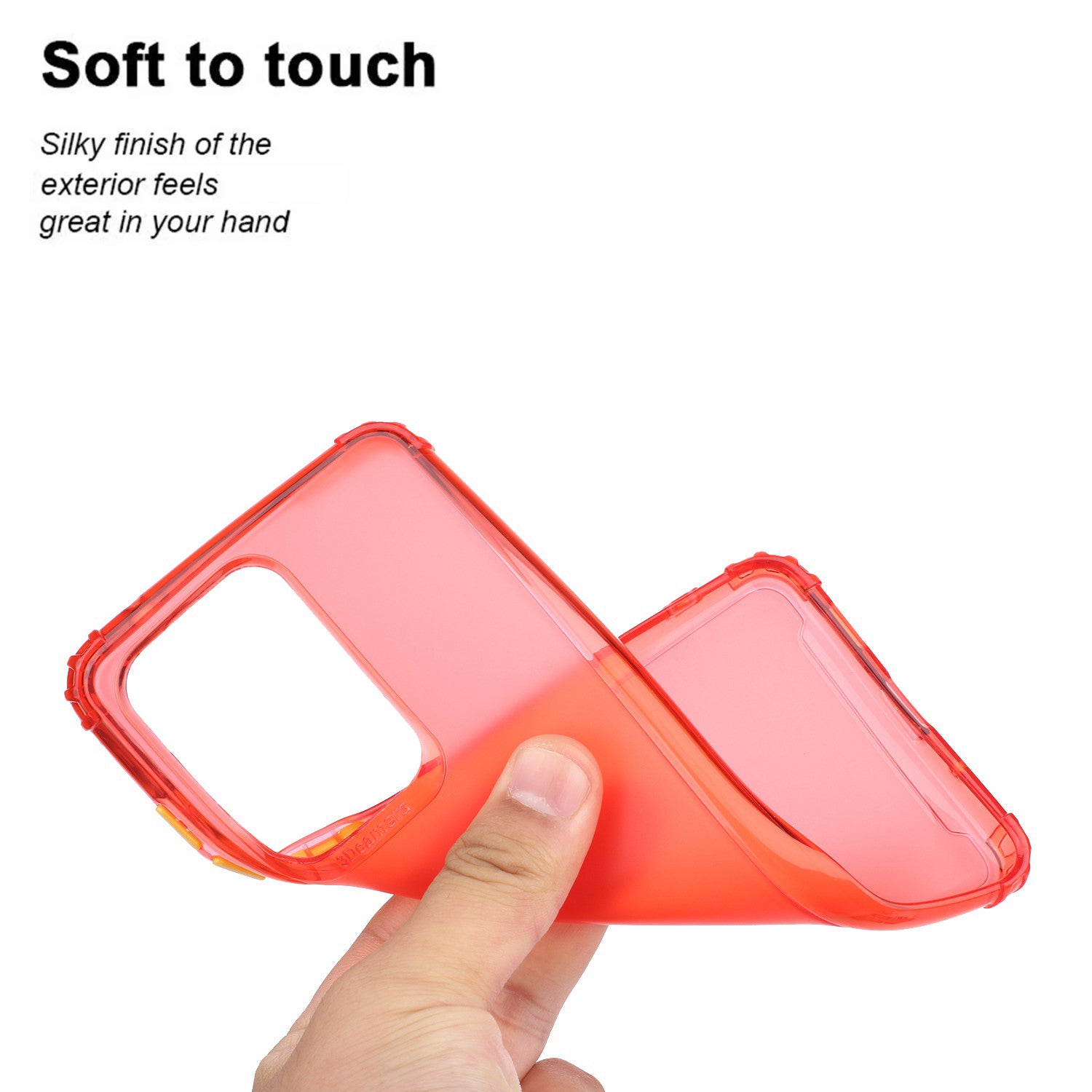 Drop-proof Matte TPU Phone Case for Samsung Galaxy S20 Ultra - Red