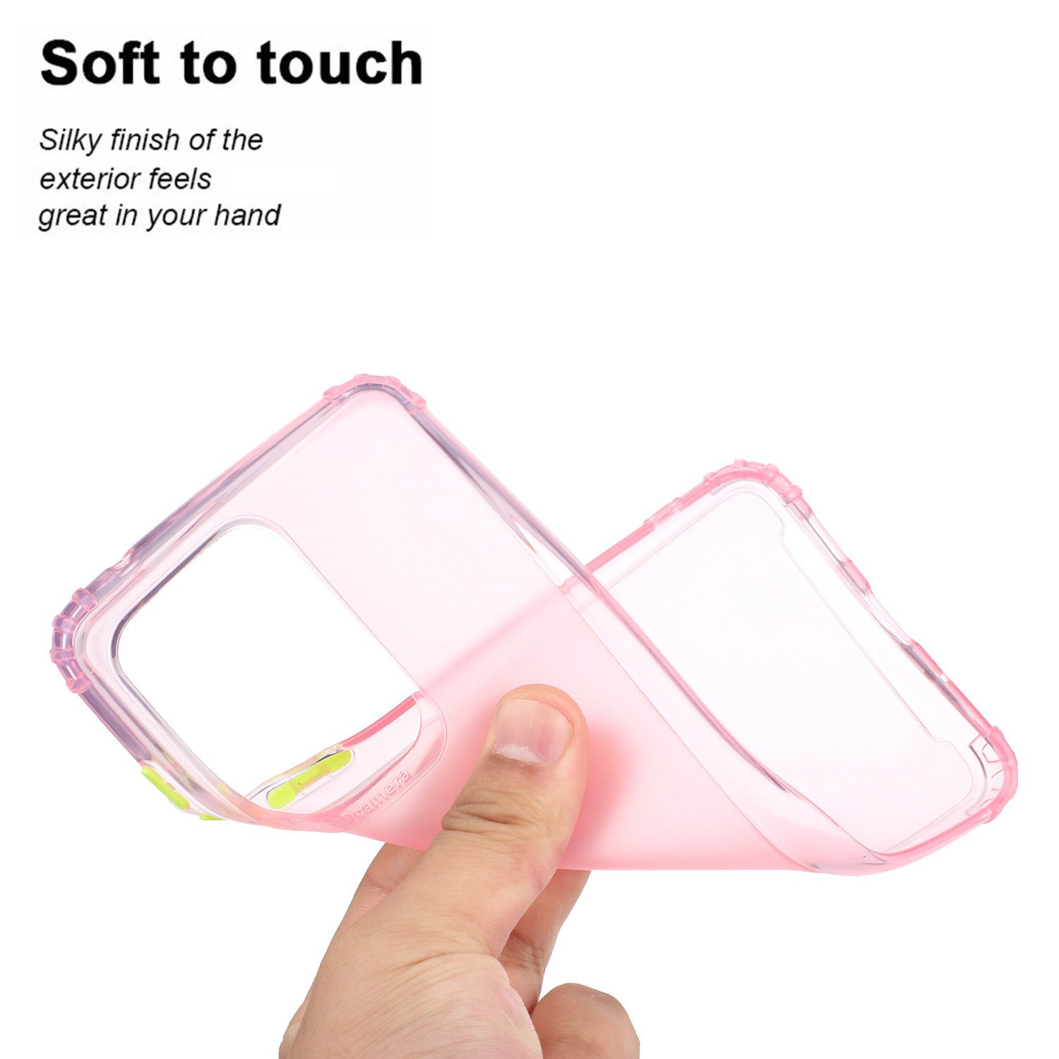 Drop-proof Matte TPU Phone Case for Samsung Galaxy S20 Ultra - Pink