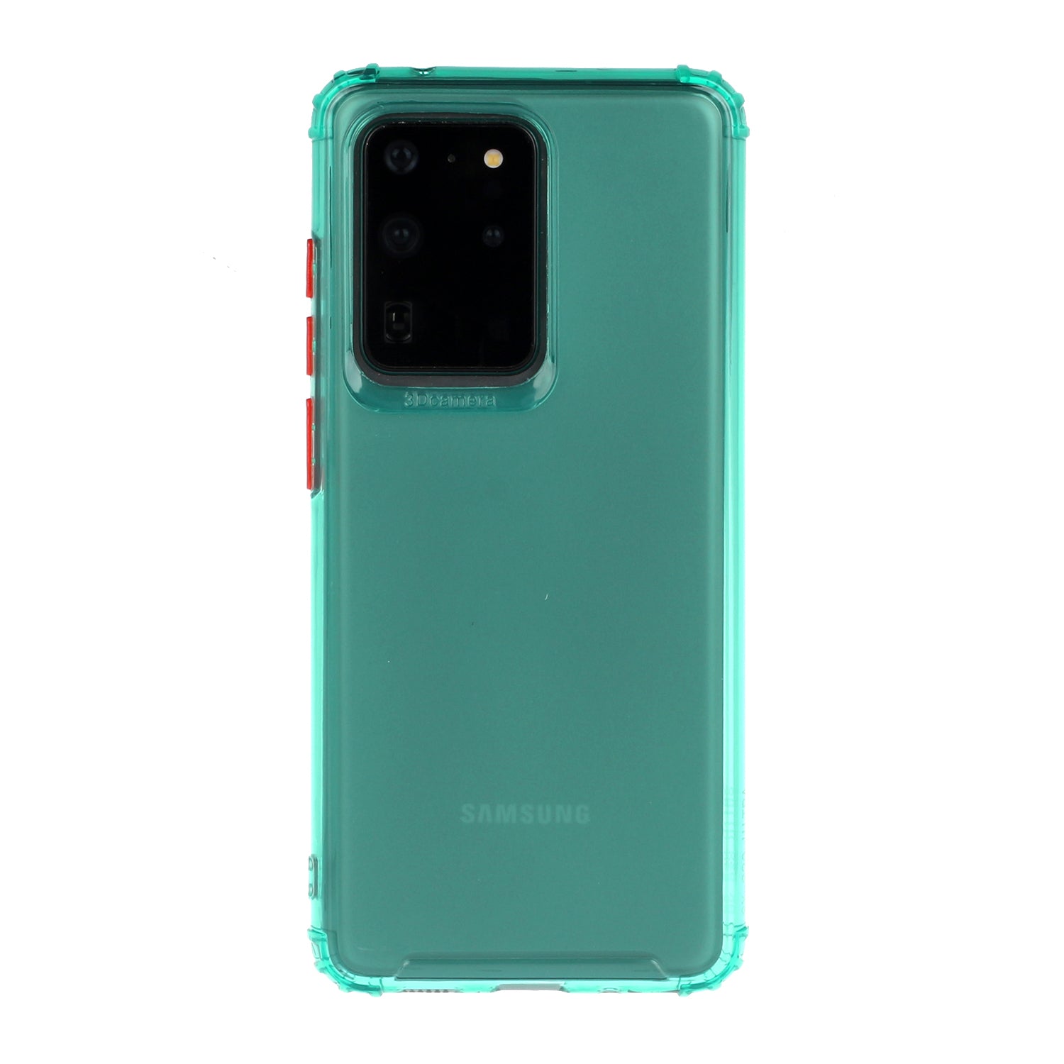 Drop-proof Matte TPU Phone Case for Samsung Galaxy S20 Ultra - Cyan