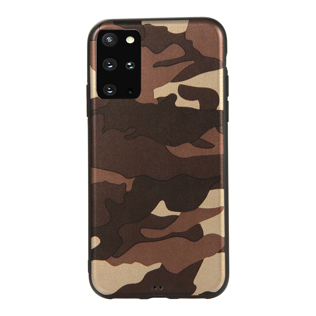 Camouflage Pattern TPU Shell Case for Samsung Galaxy S20 Plus - Brown