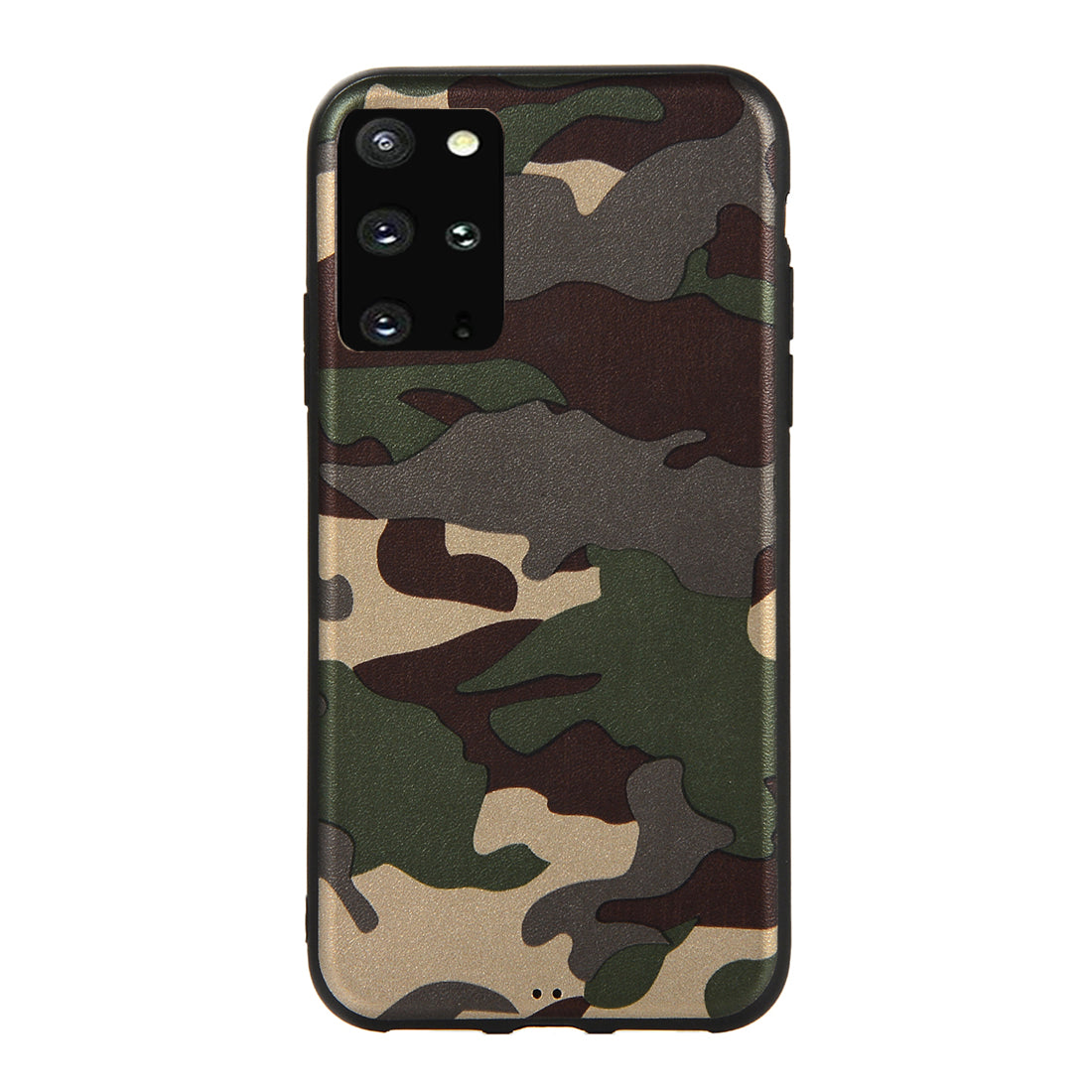 Camouflage Pattern TPU Shell Case for Samsung Galaxy S20 Plus - Green