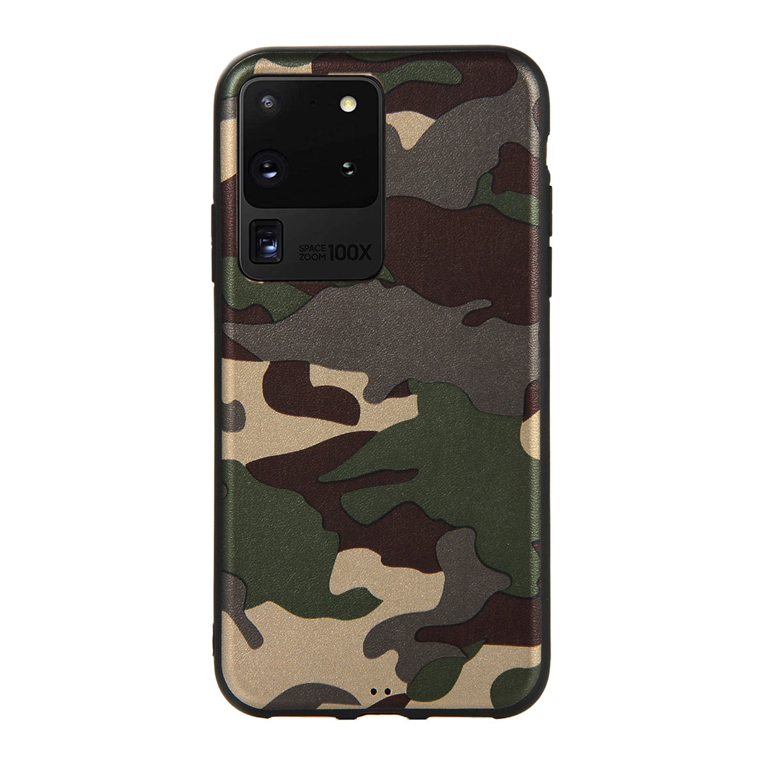 Camouflage Pattern TPU Back Case for Samsung Galaxy S20 Ultra - Green