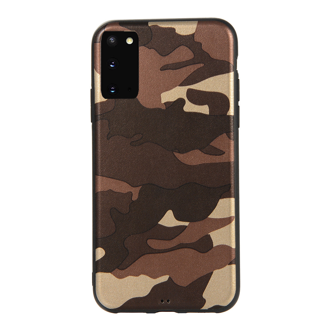 Camouflage Pattern TPU Shell for Samsung Galaxy S20 4G/S20 5G - Brown