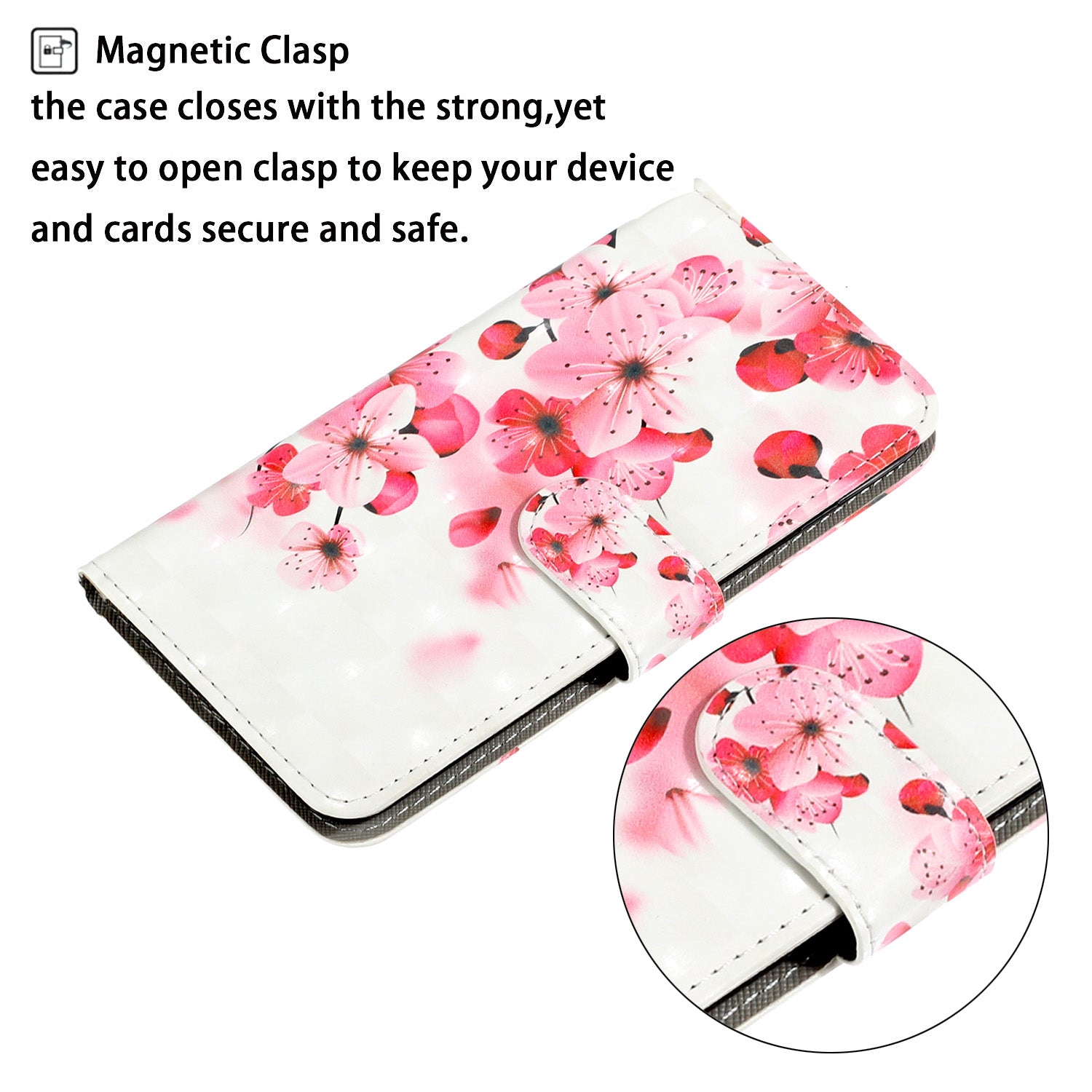 Light Spot Decor Patterned PU Leather Wallet Case Phone Covering for Samsung Galaxy S20 Ultra - Vivid Flower