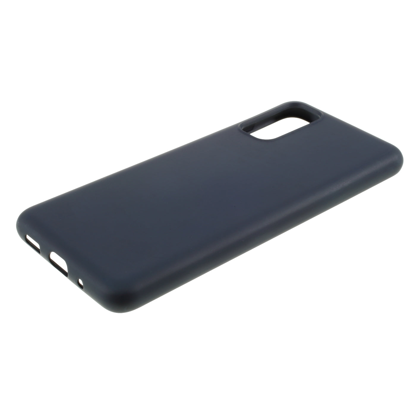 X-LEVEL Dynamic Series Liquid Silicone Soft Cover Shell for Samsung Galaxy S20 4G/S20 5G - Dark Blue