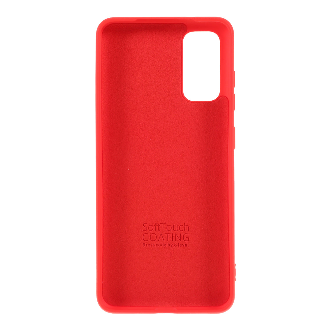 X-LEVEL Dynamic Series Liquid Silicone Soft Cover Shell for Samsung Galaxy S20 4G/S20 5G - Red