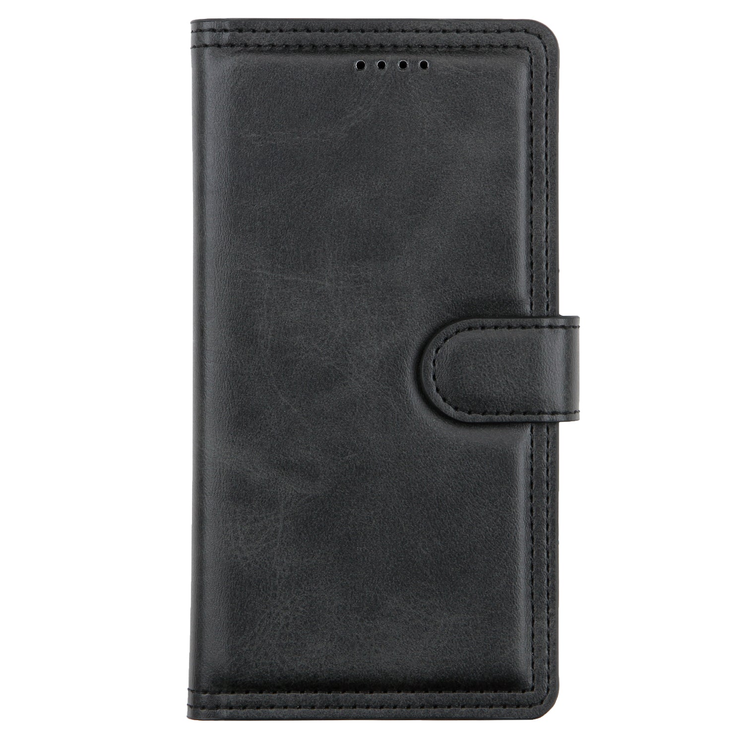 Auto-absorbed Wallet Leather Phone Cover Case [Support Wireless Charging] for Samsung Galaxy S20 Plus 4G/5G - Black