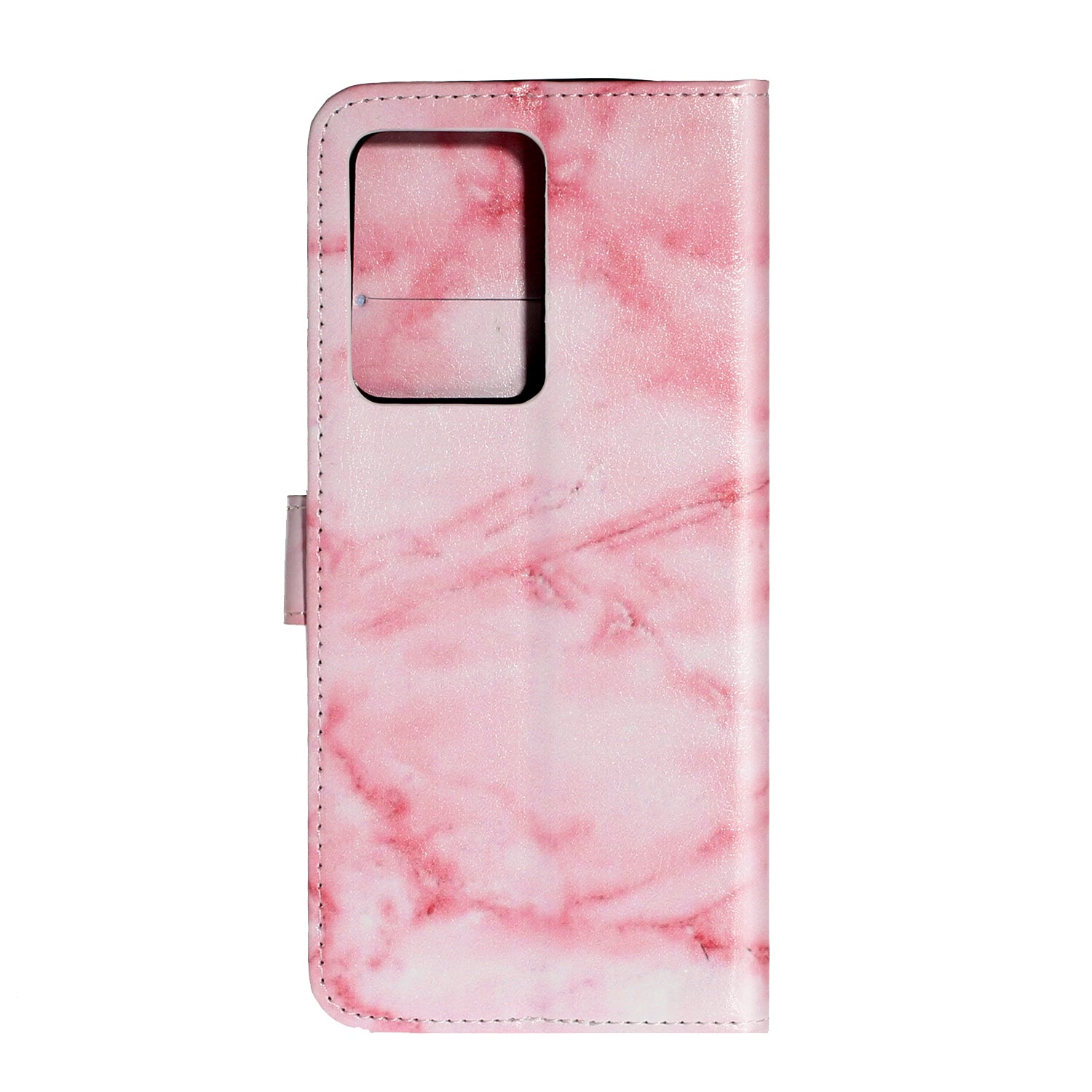 Pattern Printing Magnetic Leather Phone Case Wallet for Samsung Galaxy S20 Ultra - Pink