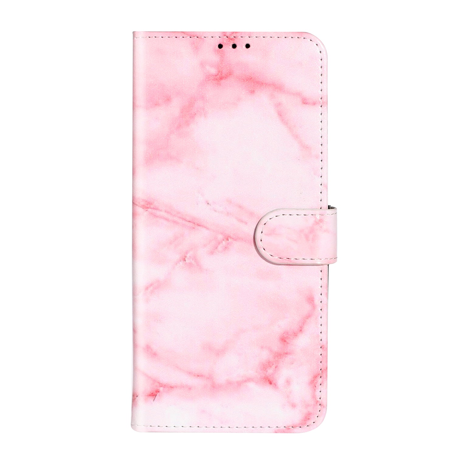 Pattern Printing Magnetic Leather Wallet Cover Phone Case for Samsung Galaxy S20 Plus/S20 Plus 5G - Pink