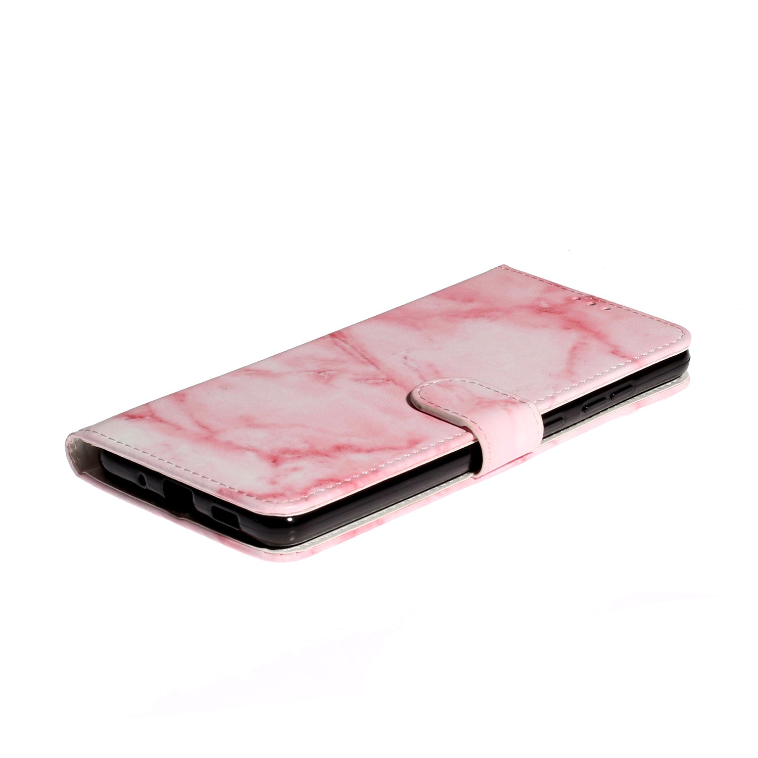 Pattern Printing Magnetic Leather Wallet Cover Phone Case for Samsung Galaxy S20 Plus/S20 Plus 5G - Pink