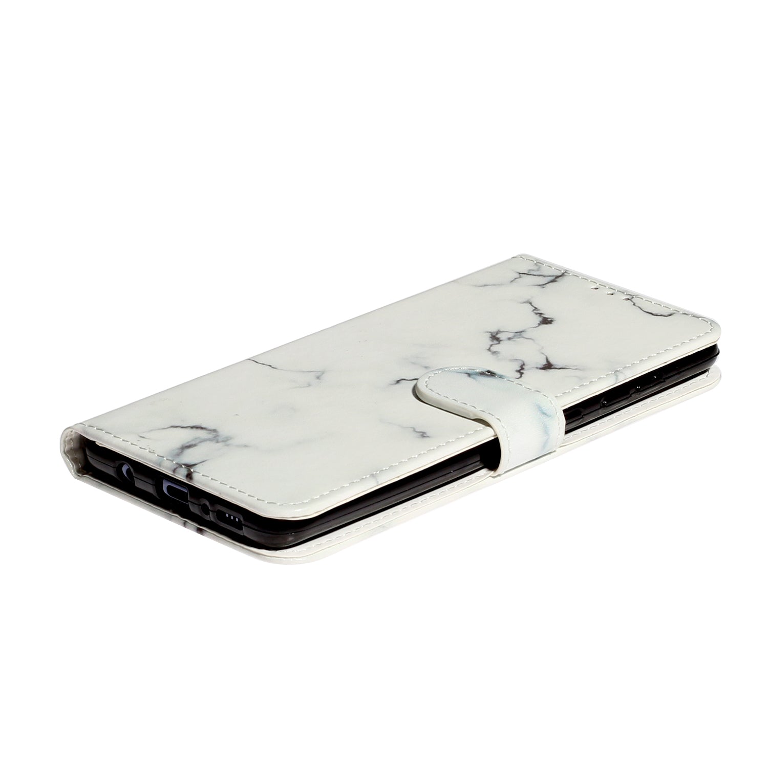 Pattern Printing Magnetic Leather Wallet Phone Cover for Samsung Galaxy S20 4G/S20 5G - White