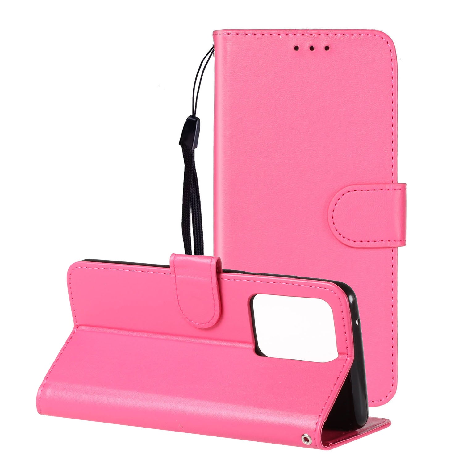 With Wallet Leather Stand Case for Samsung Galaxy S20 Ultra - Rose