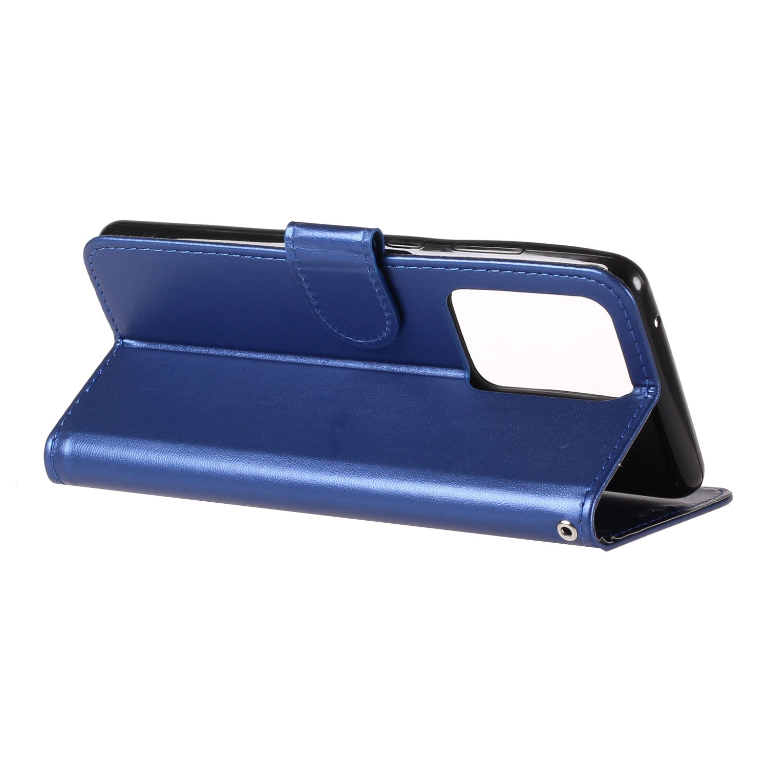 With Wallet Leather Stand Case for Samsung Galaxy S20 Ultra - Blue