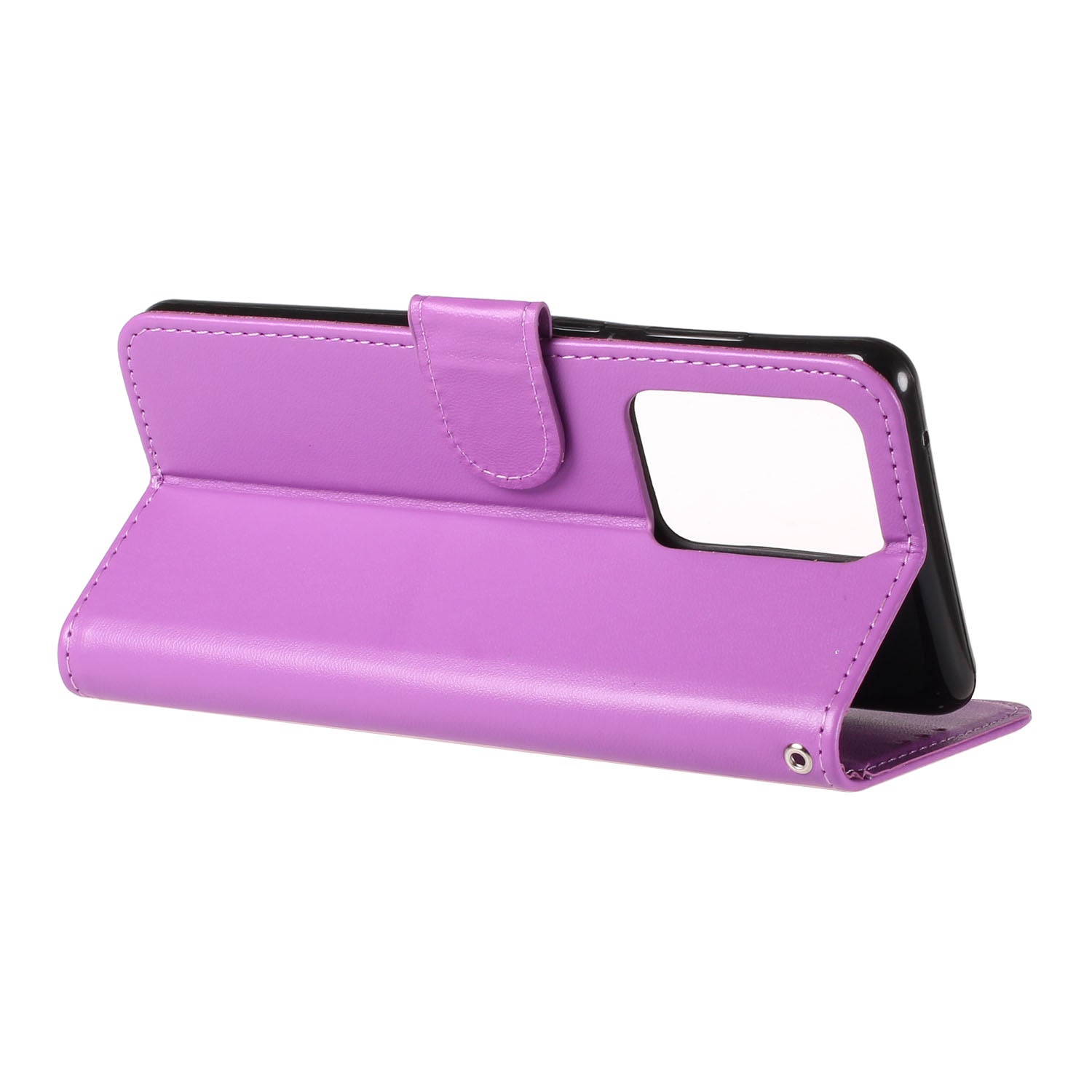 With Wallet Leather Stand Case for Samsung Galaxy S20 Ultra - Purple