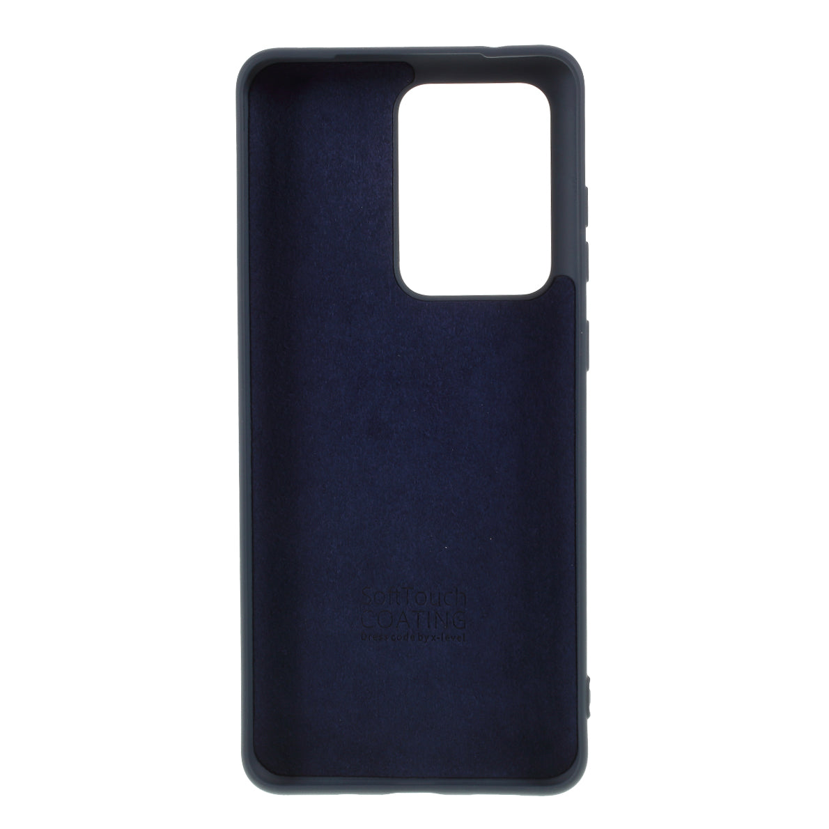 X-LEVEL Dynamic Series Liquid Silicone Soft Cover Shockproof Shell for Samsung Galaxy S20 Ultra - Dark Blue