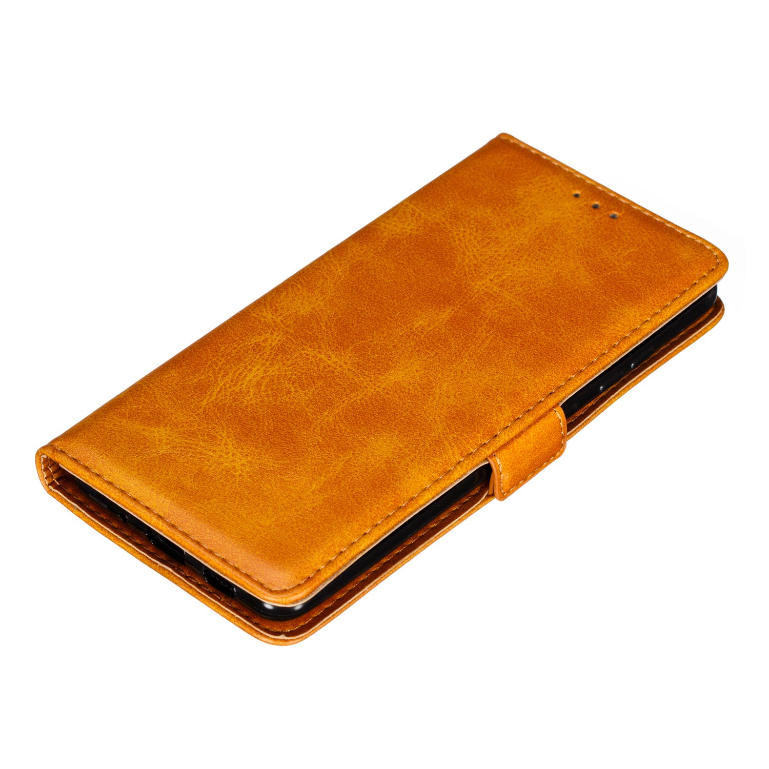 Wallet Leather Stand Phone Cover with Lanyard for Samsung Galaxy S20 Ultra - Brown