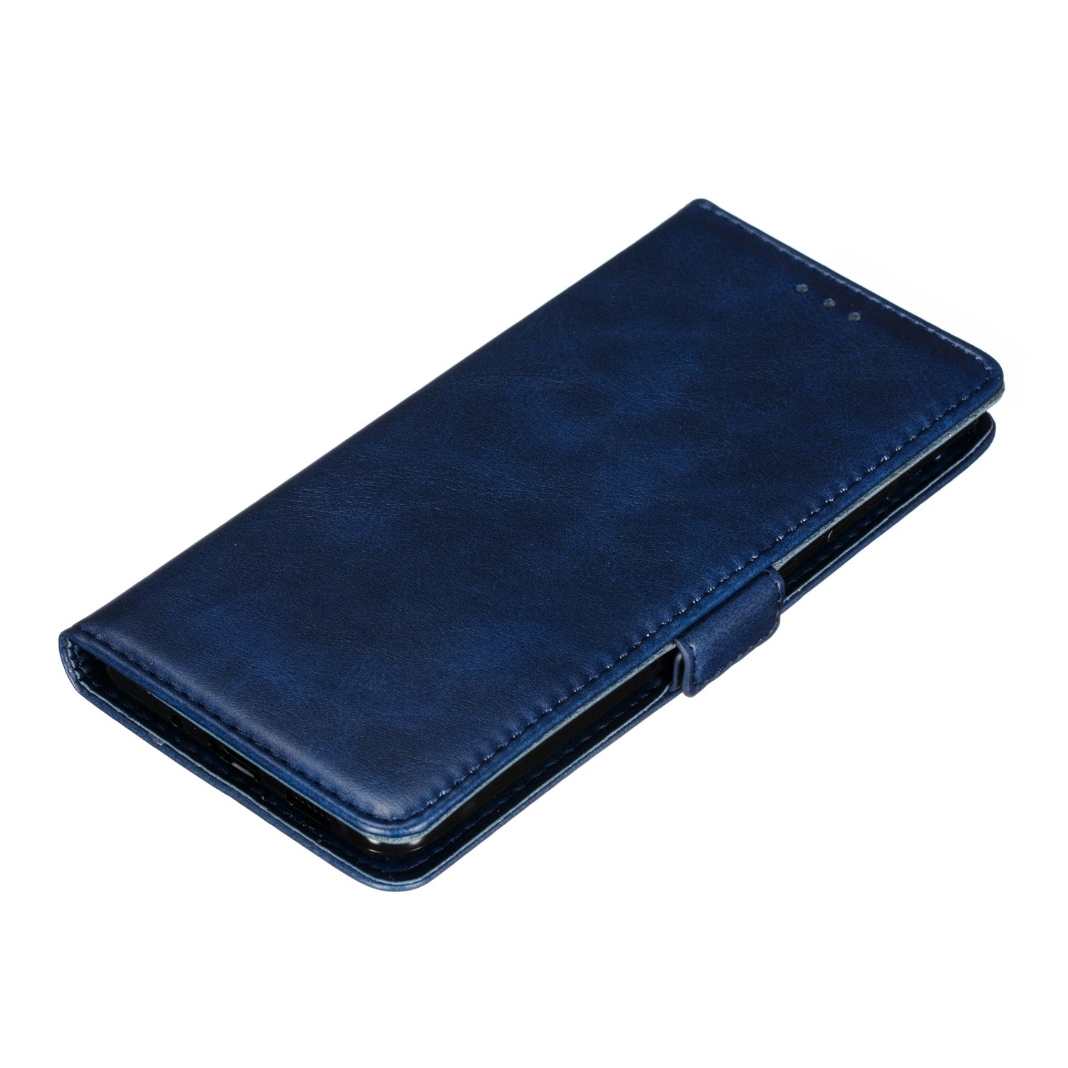 Wallet Leather Stand Phone Casing with Lanyard for Samsung Galaxy S20 Plus - Blue