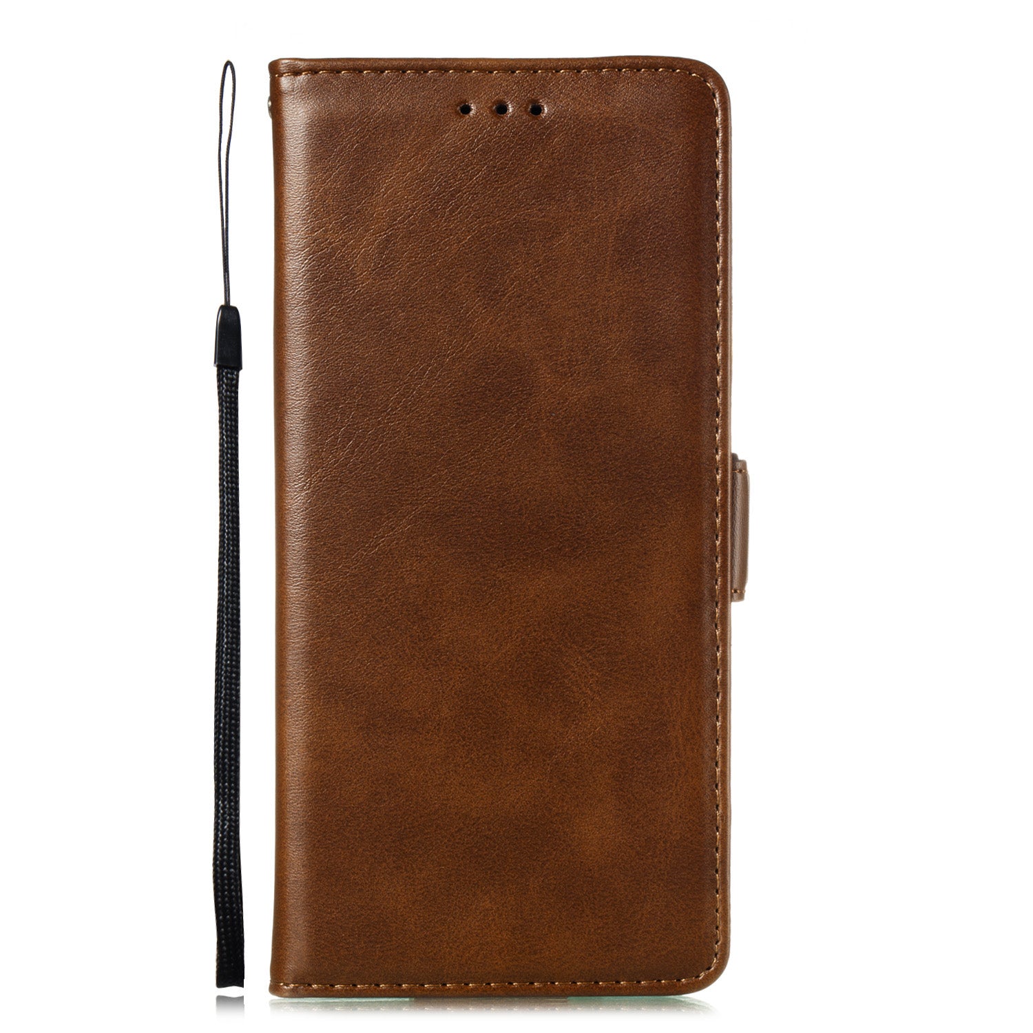 Wallet Leather Stand Case for Samsung Galaxy S20 4G/S20 5G - Coffee