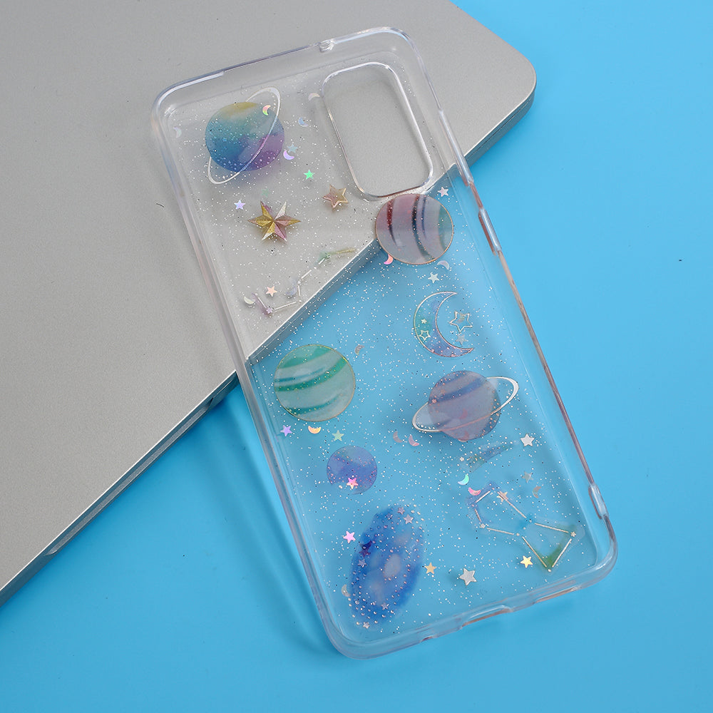 Star Planet Epoxy TPU Back Cover Case for Samsung Galaxy S20 4G/S20 5G