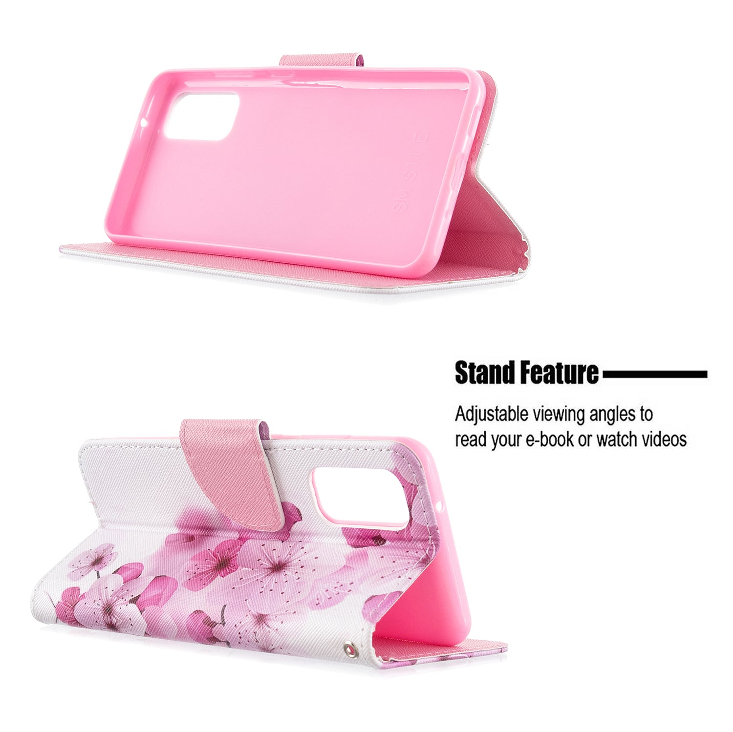 Pattern Printing Cross Texture Wallet Leather Stand Case for Samsung Galaxy S20 4G/S20 5G - Plum Blossom