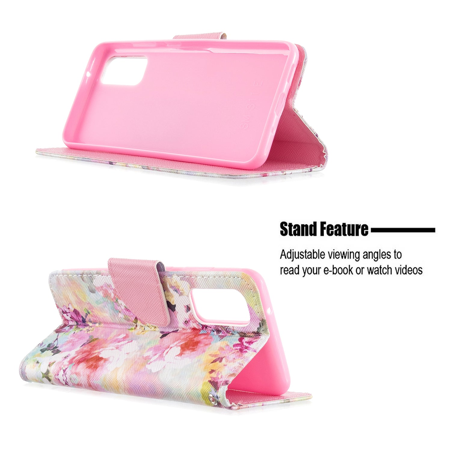 Pattern Printing Cross Texture Wallet Leather Stand Case for Samsung Galaxy S20 4G/S20 5G - Vivid Flowers