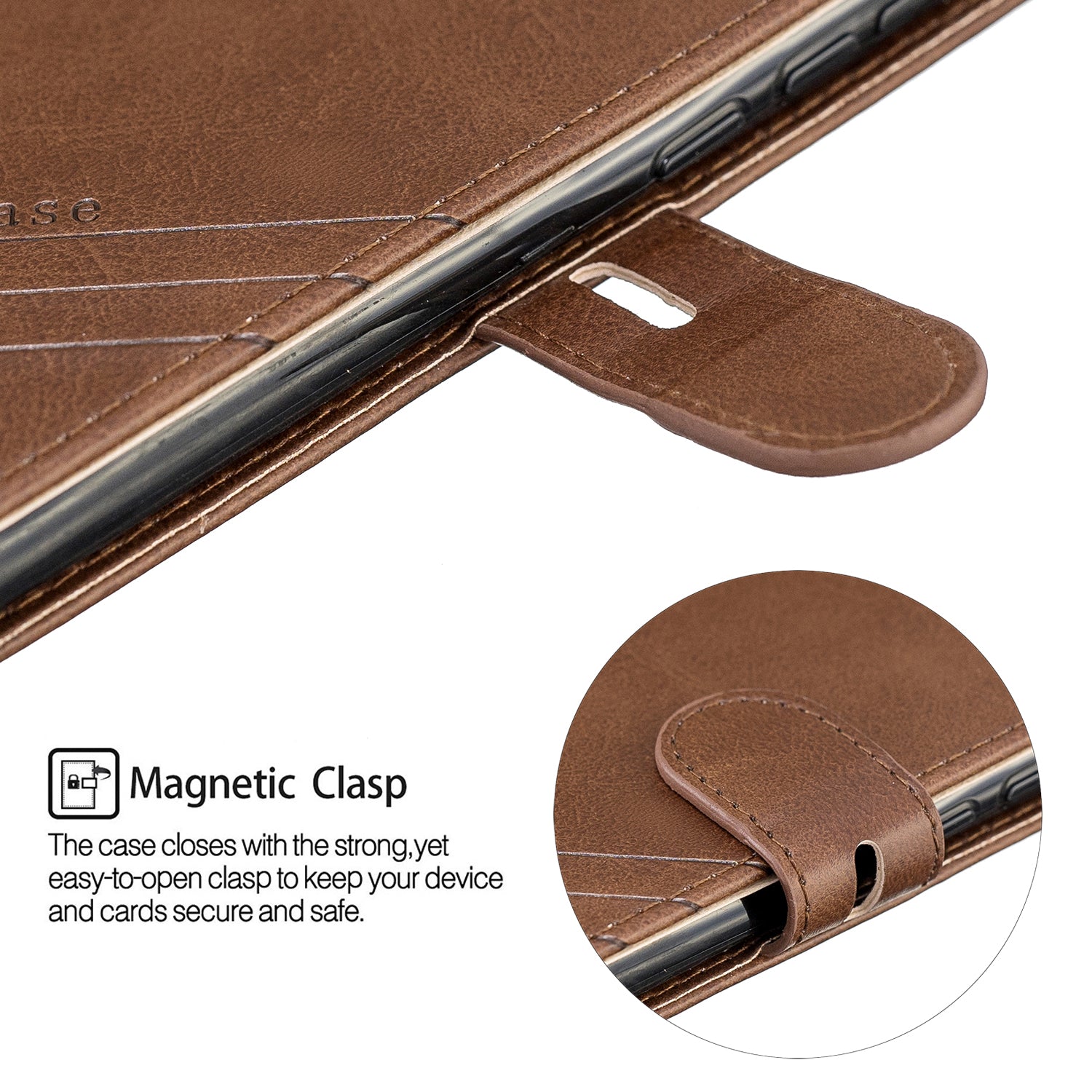 Wallet Leather Stand Phone Cover with Lanyard for Samsung Galaxy S20 4G/S20 5G - Coffee