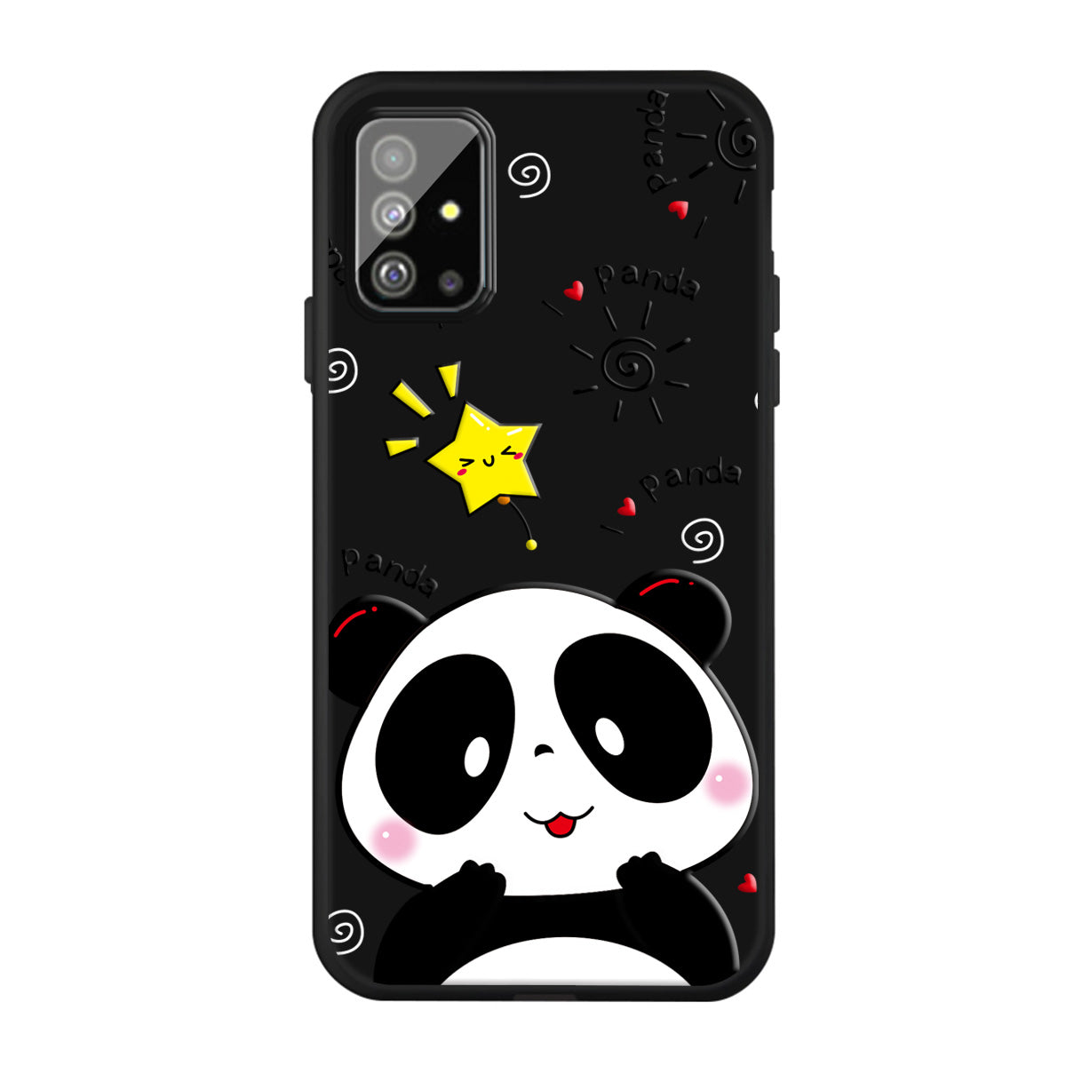 Matte Pattern Printing TPU Back Case for Samsung Galaxy S20 Plus - Panda