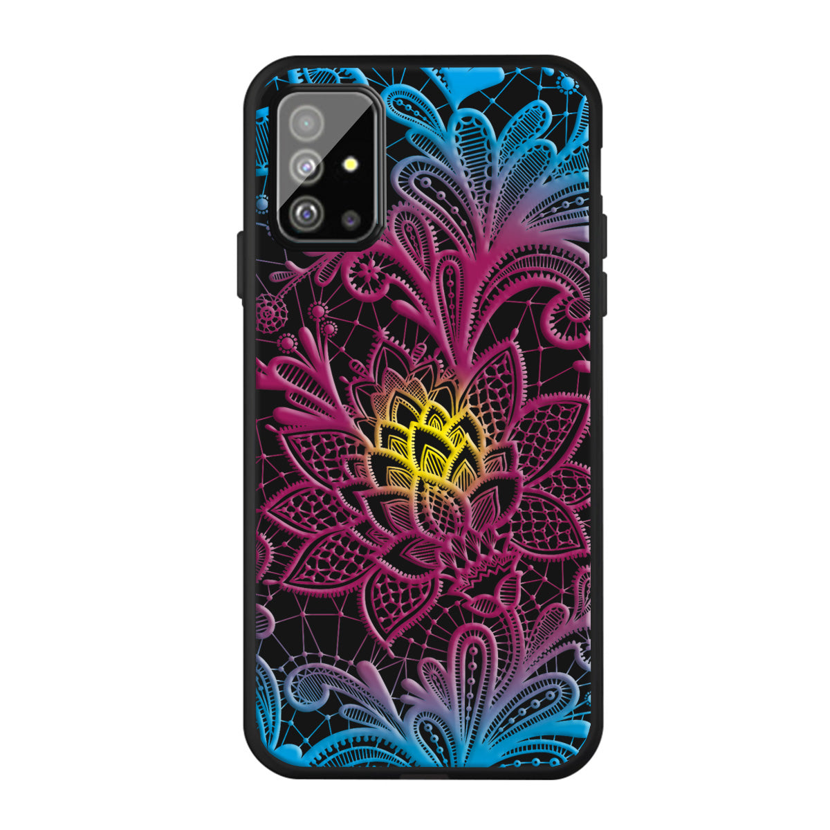 Matte Pattern Printing TPU Back Case for Samsung Galaxy S20 Plus - Beautiful Flower