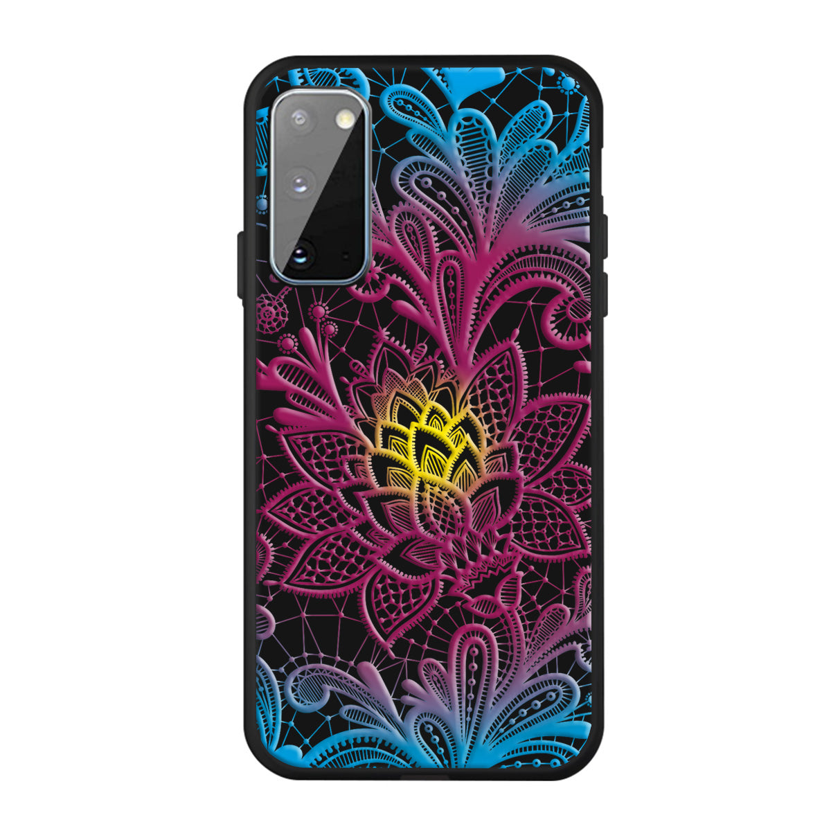 Matte Pattern Printing TPU Phone Cover for Samsung Galaxy S20 4G/S20 5G - Beautiful Flower