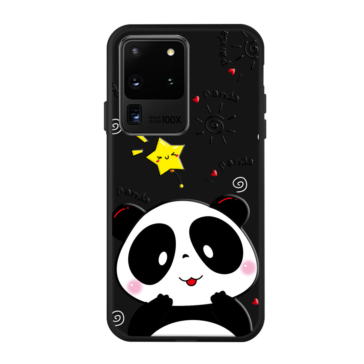 Matte Pattern Printing Soft TPU Case Cover for Samsung Galaxy S20 Ultra - Cute Panda