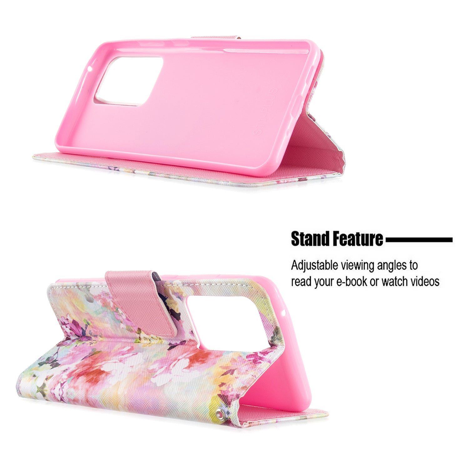 Pattern Printing Cross Texture Leather Wallet Case for Samsung Galaxy S20 Ultra - Vivid Flowers