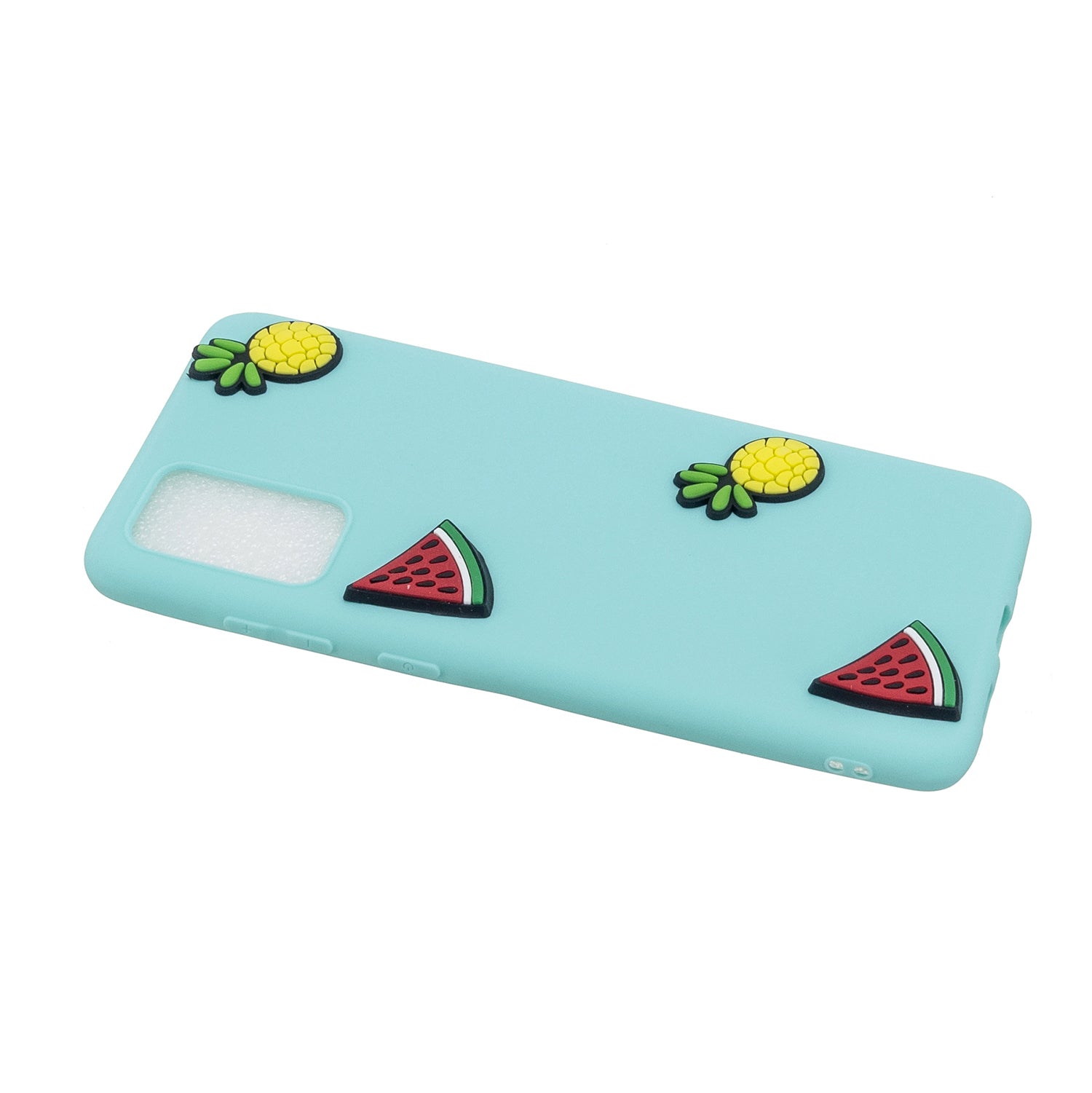 3D Cartoon Pattern Soft TPU Cell Phone Cover for Samsung Galaxy S20 4G/S20 5G - Watermelon and Pineapple