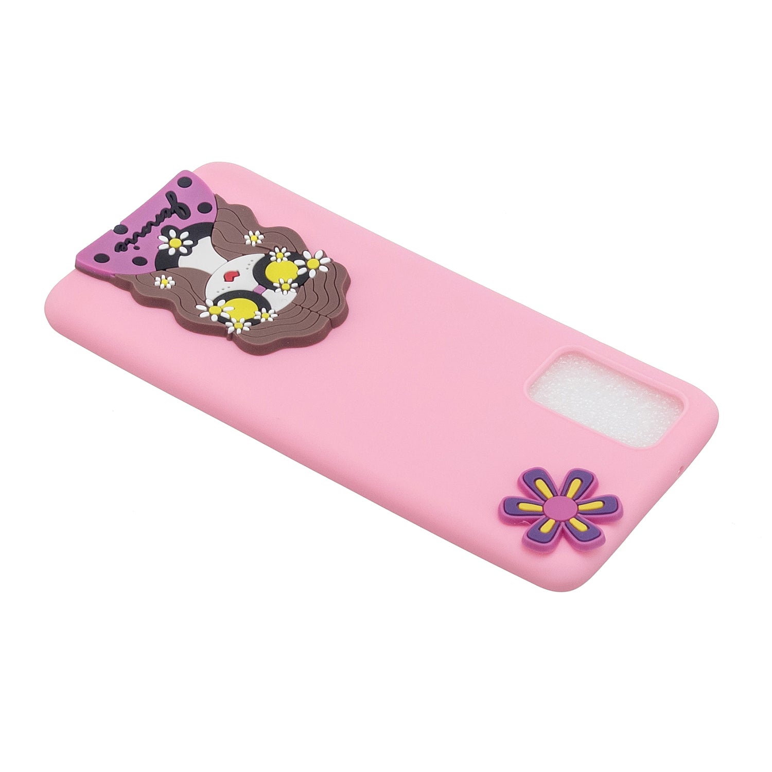 3D Cartoon Pattern Soft TPU Cell Phone Cover for Samsung Galaxy S20 4G/S20 5G - Girl