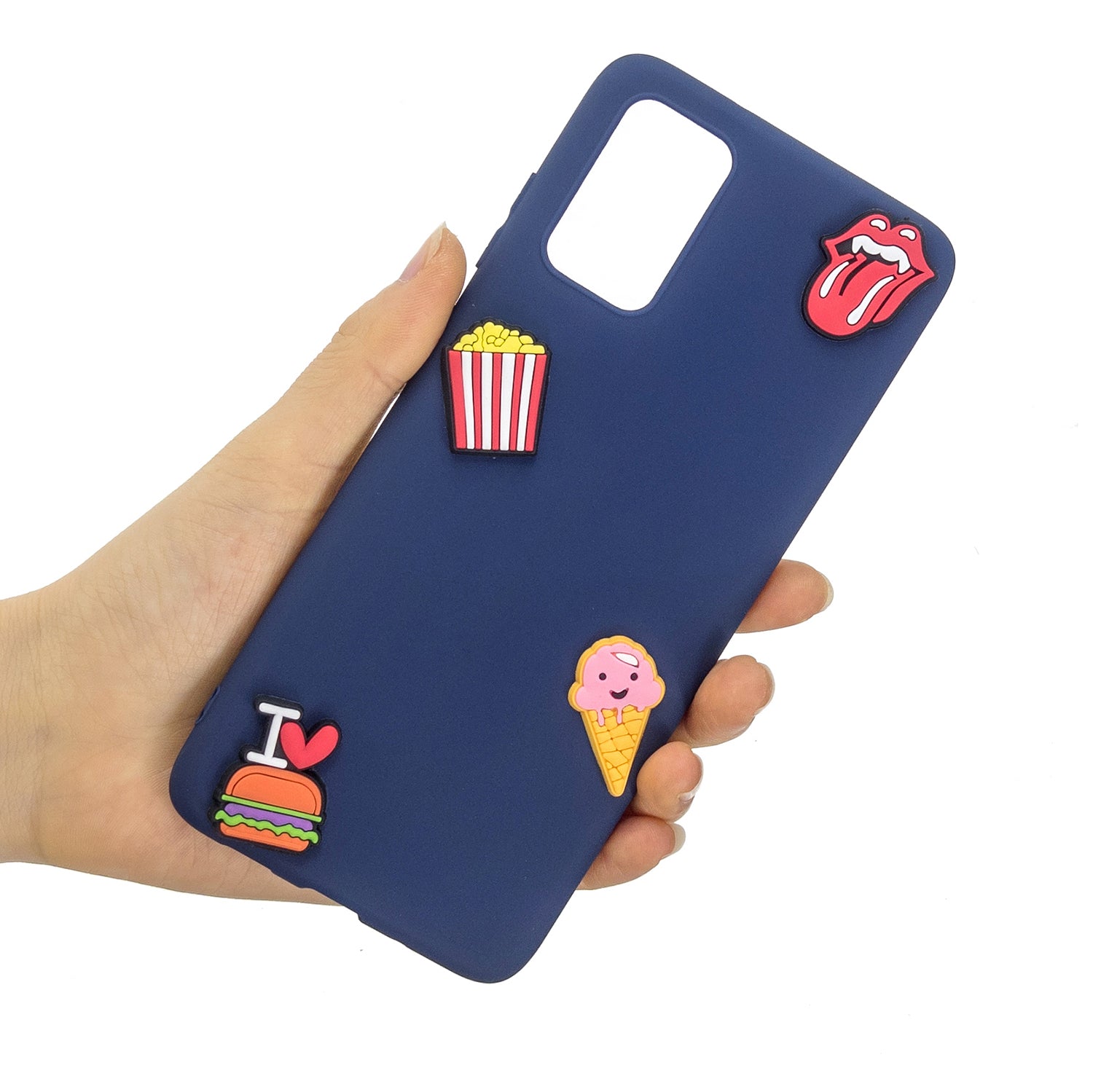 3D Cartoon Pattern Soft TPU Cell Phone Cover for Samsung Galaxy S20 4G/S20 5G - Ice Cream