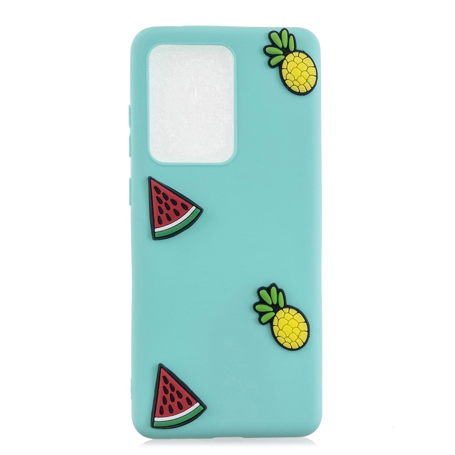 3D Cartoon Pattern Soft TPU Mobile Phone Shell for Samsung Galaxy S20 Ultra - Watermelon/Pineapple