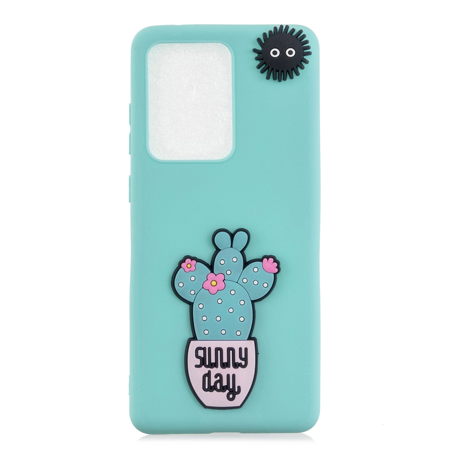 3D Cartoon Pattern Soft TPU Mobile Phone Shell for Samsung Galaxy S20 Ultra - Sunny Day