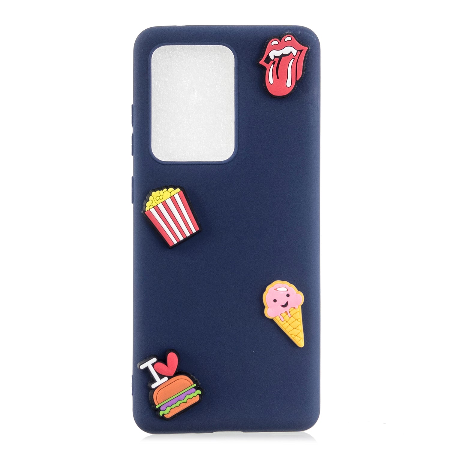 3D Cartoon Pattern Soft TPU Mobile Phone Shell for Samsung Galaxy S20 Ultra - Ice Cream